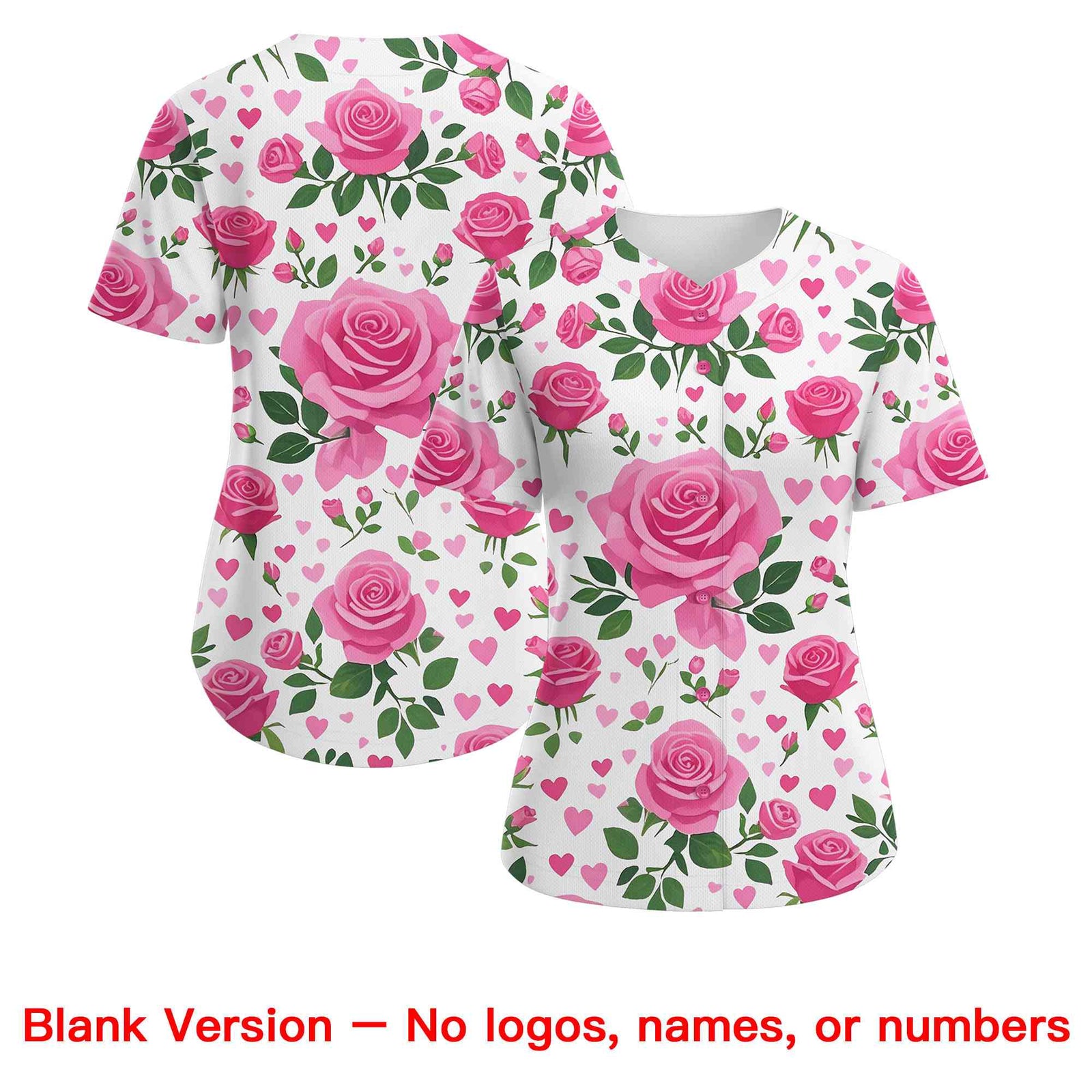 Custom White Black Breast Cancer Awareness Month Pink Ribbon Authentic Baseball Jersey for Women| KXKSHOP