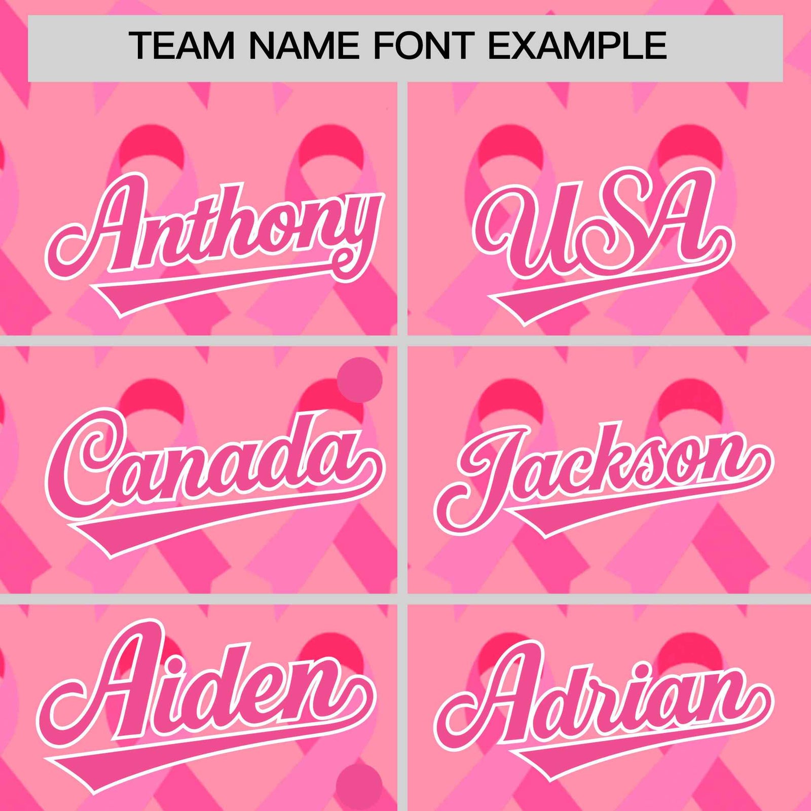 Custom Light Pink Pink Breast Cancer Awareness Month Pink Ribbon Authentic Baseball Jersey for Women| KXKSHOP