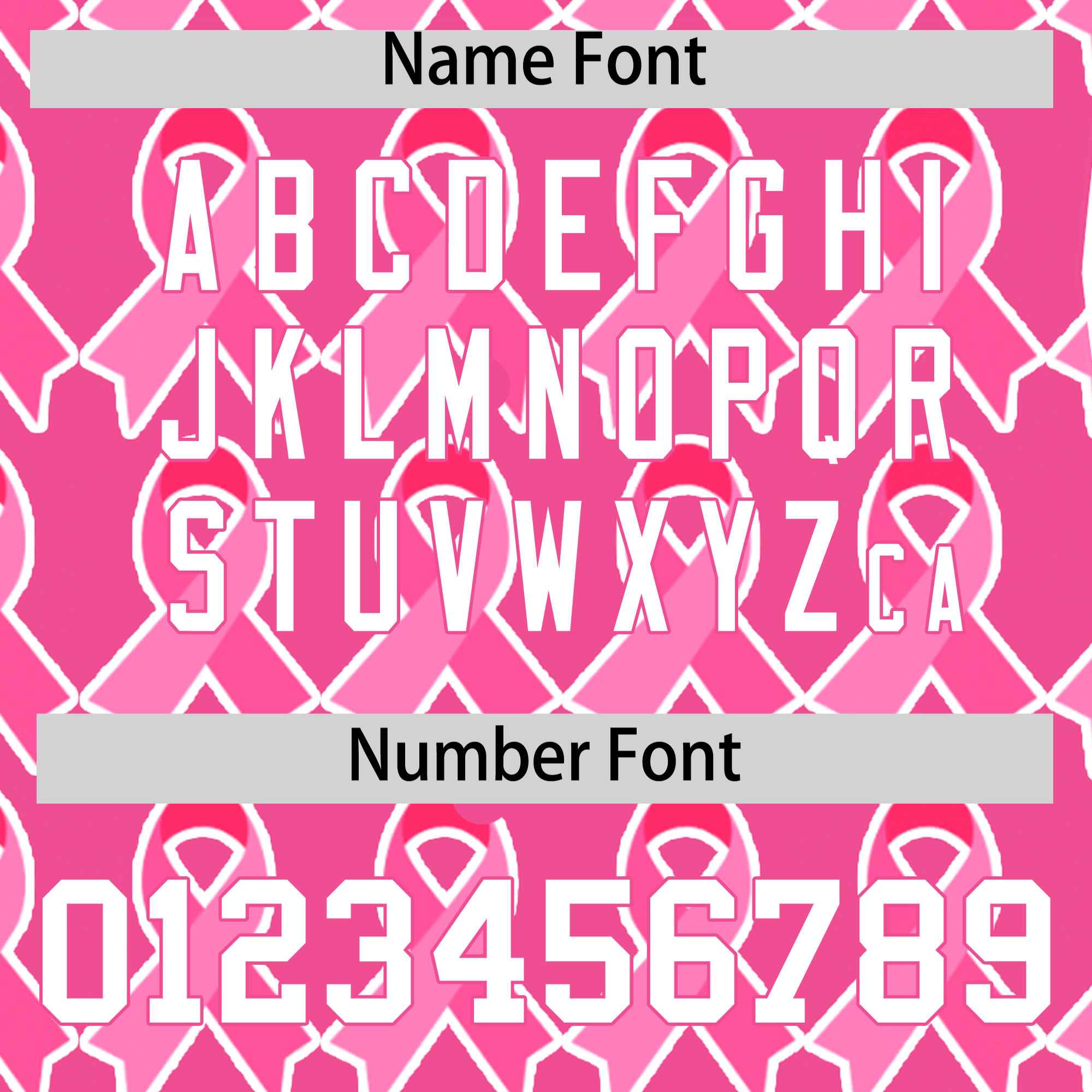 Custom Pink White Breast Cancer Awareness Month Pink Ribbon Authentic Baseball Jersey for Women