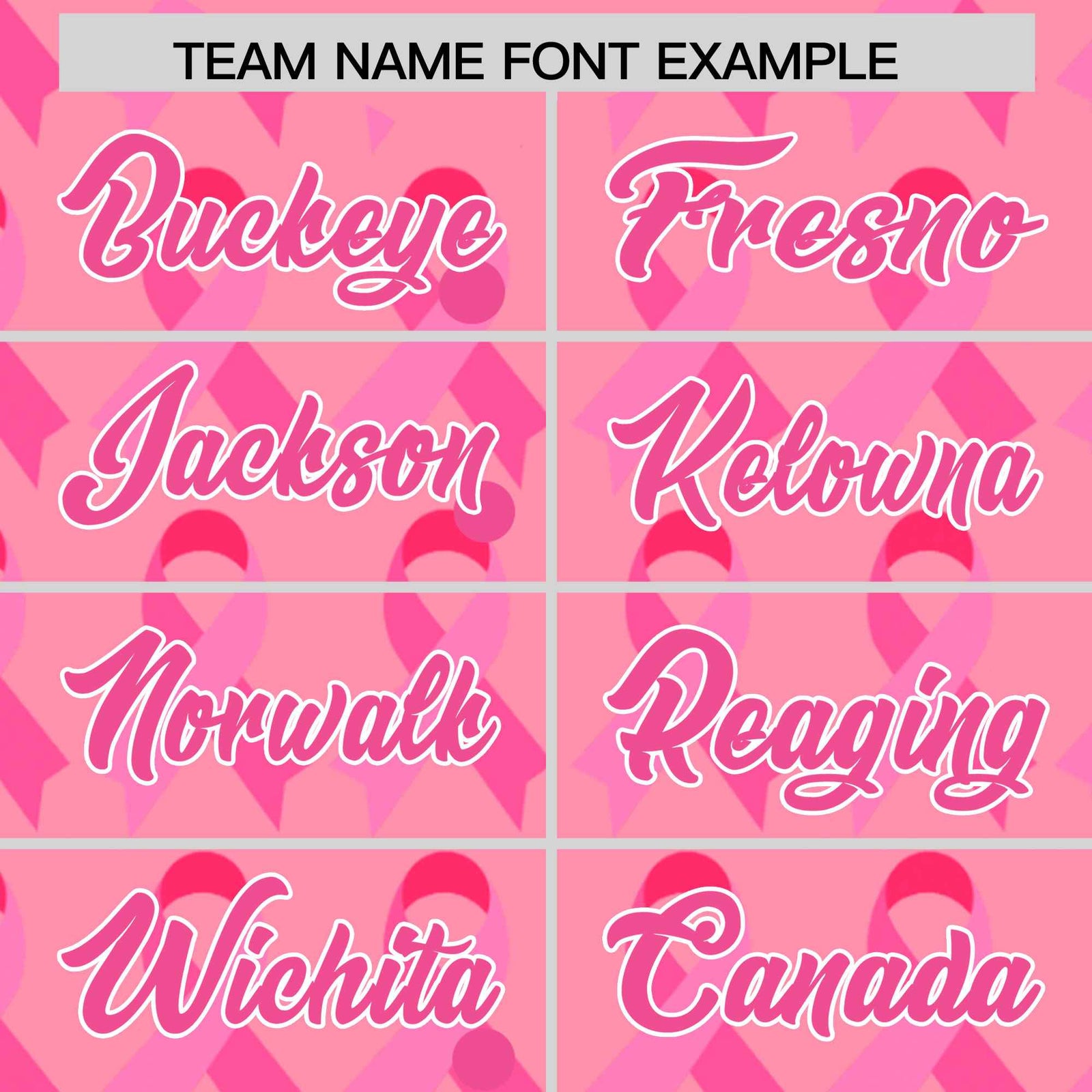 Custom Light Pink Pink Breast Cancer Awareness Month Pink Ribbon Authentic Baseball Jersey for Women