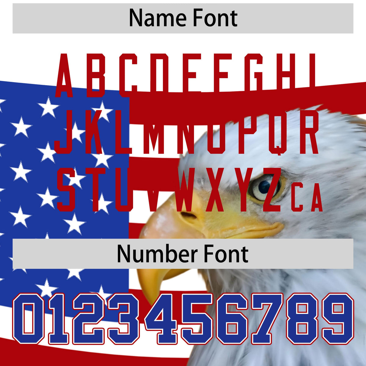 Custom White Independence Day American Flag Waterproof Jacket| KXKSHOP
