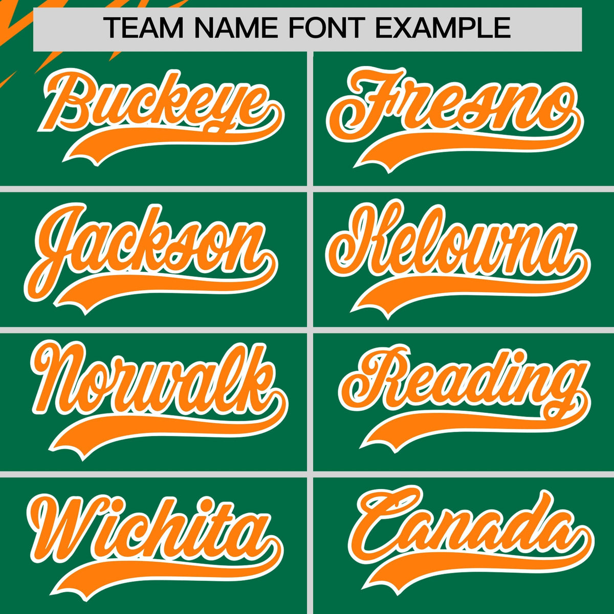 Custom Kelly Green Orange Dark Green short sleeves Reversible Lightning Pattern Graffiti Graffiti Pattern Breathable Baseball Jersey| KXKSHOP