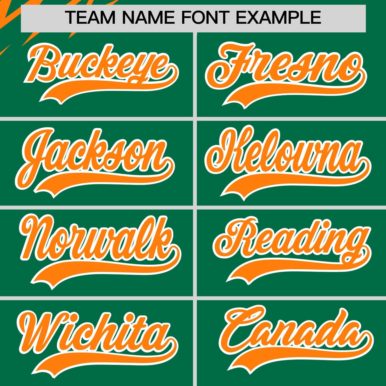 Custom Kelly Green Orange Dark Green short sleeves Reversible Lightning Pattern Graffiti Graffiti Pattern Breathable Baseball Jersey| KXKSHOP
