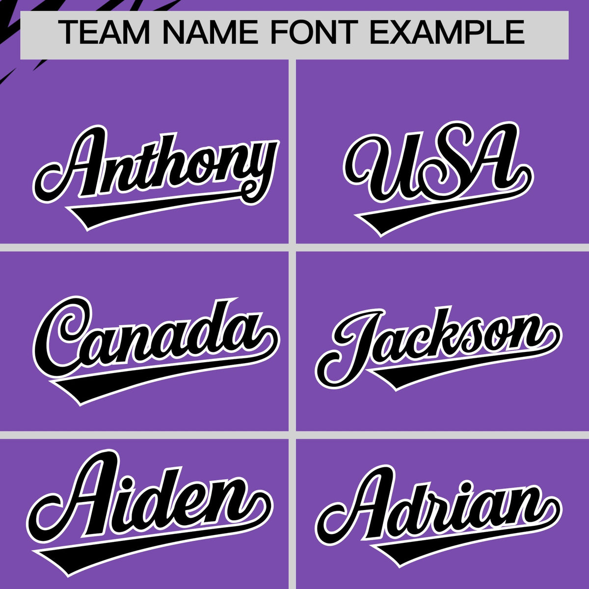 Custom Purple Black White short sleeves Reversible Lightning Pattern Graffiti Graffiti Pattern Lightweight Baseball Jersey| KXKSHOP