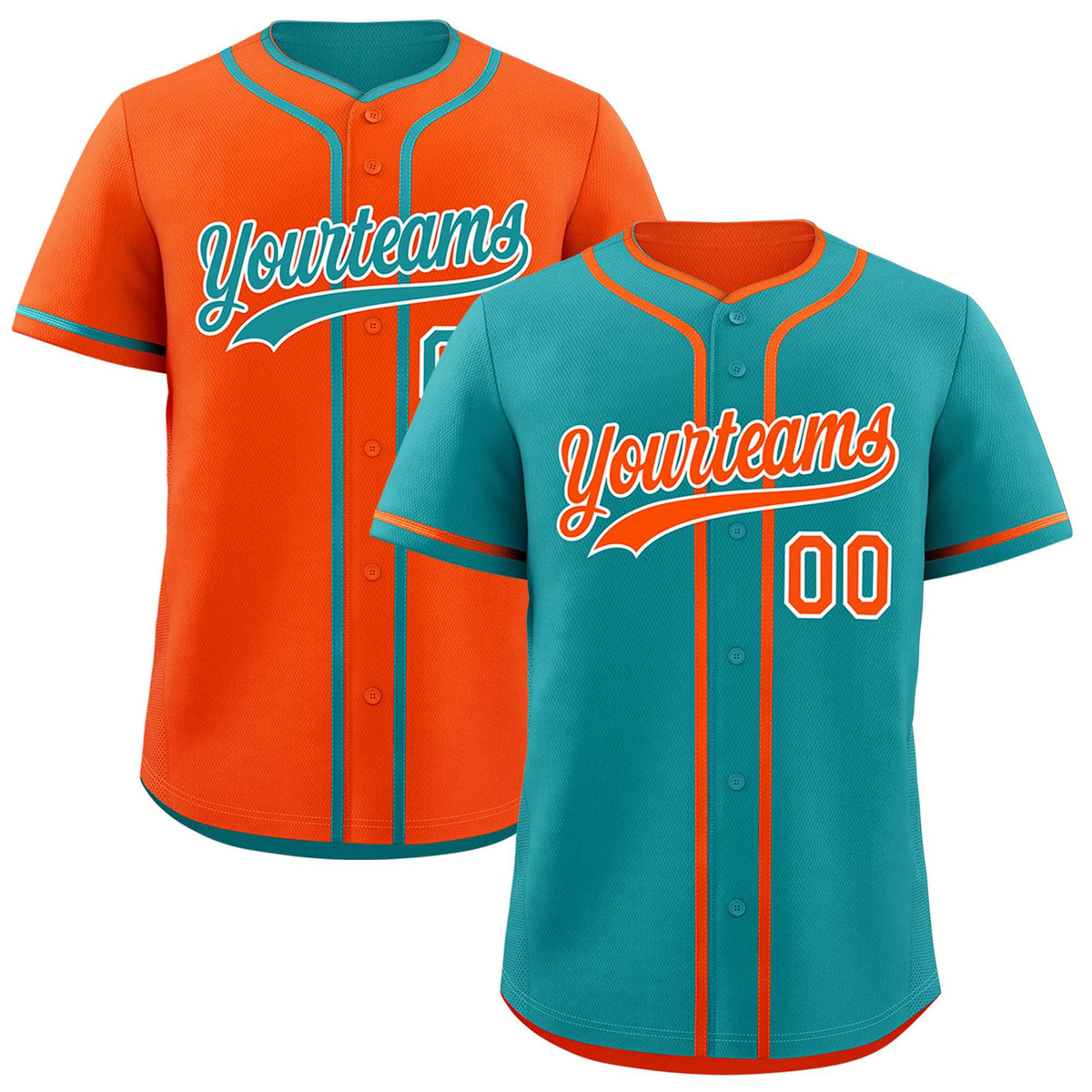 Custom Orange White Reversible Classic Style Moisture-Wicking Baseball Jersey| KXKSHOP
