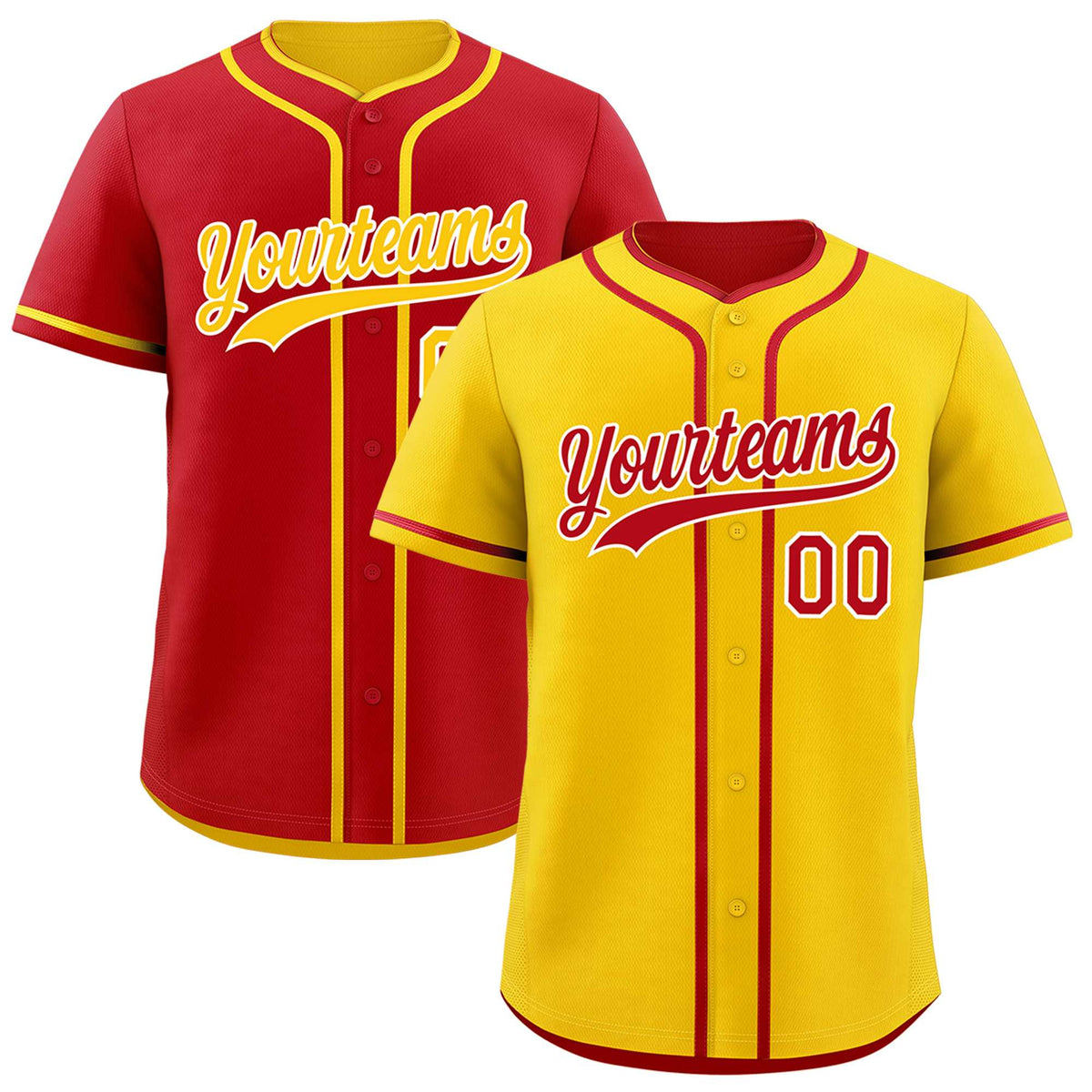 Custom Red White Reversible Classic Style Lightweight Baseball Jersey| KXKSHOP