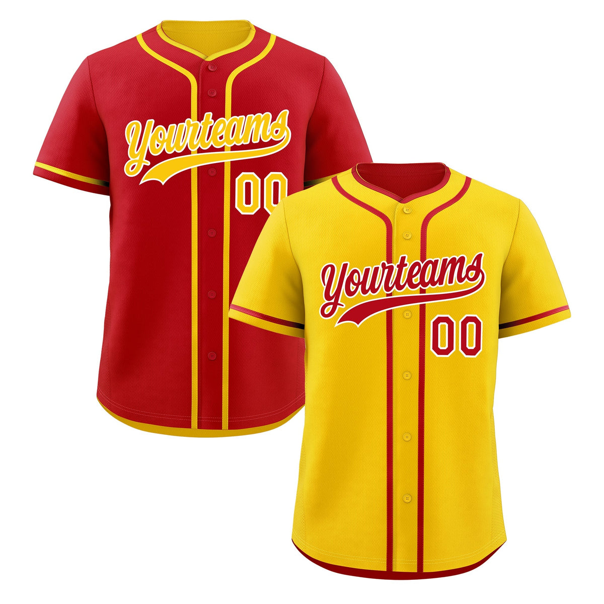Custom Red White Reversible Classic Style Lightweight Baseball Jersey| KXKSHOP