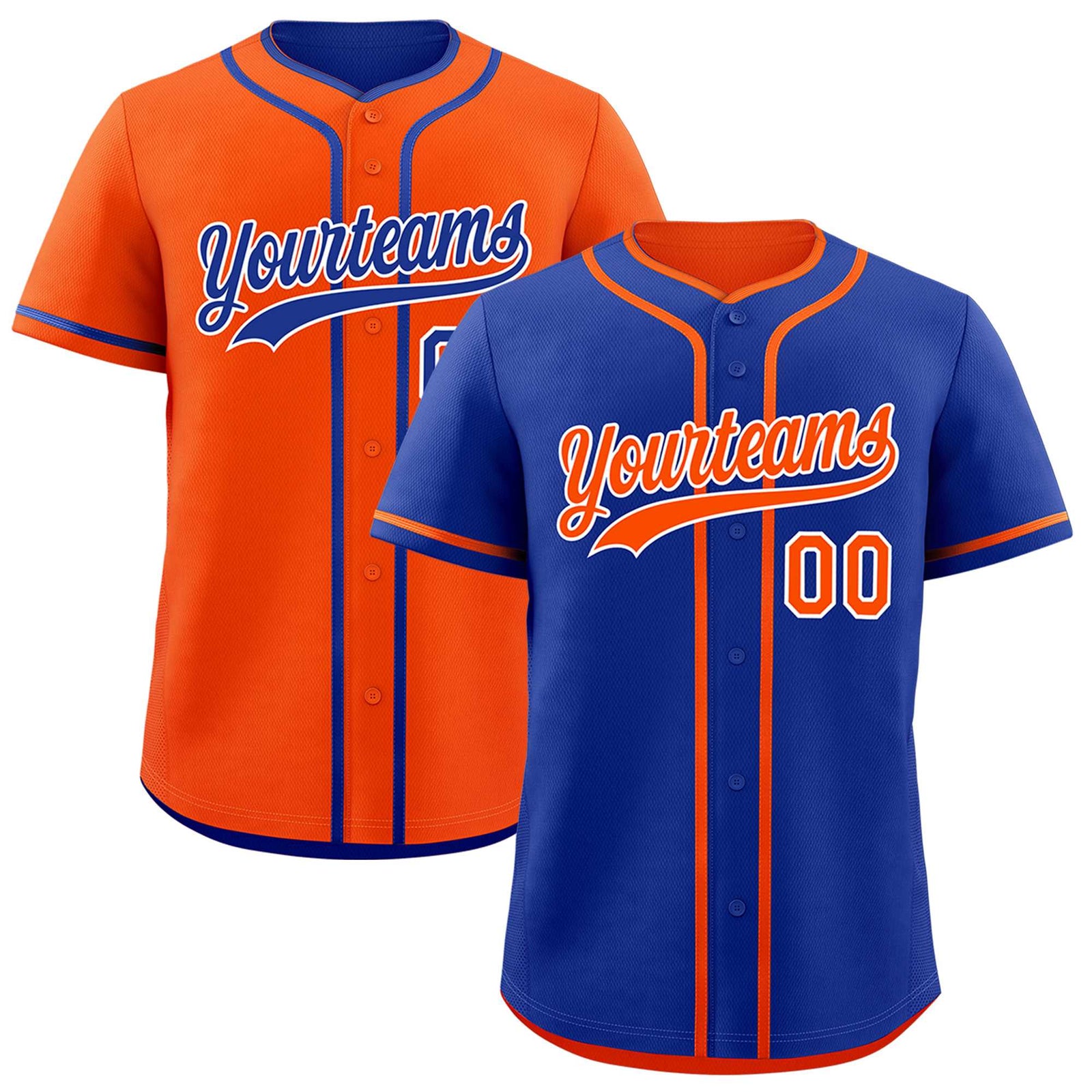 Custom Orange White Reversible Classic Style Lightweight Baseball Jersey| KXKSHOP