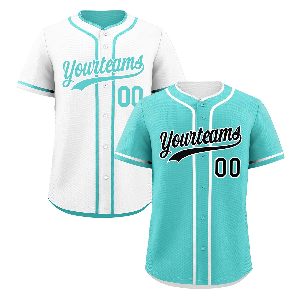 Custom Black White Reversible Classic Style Moisture-Wicking Baseball Jersey| KXKSHOP