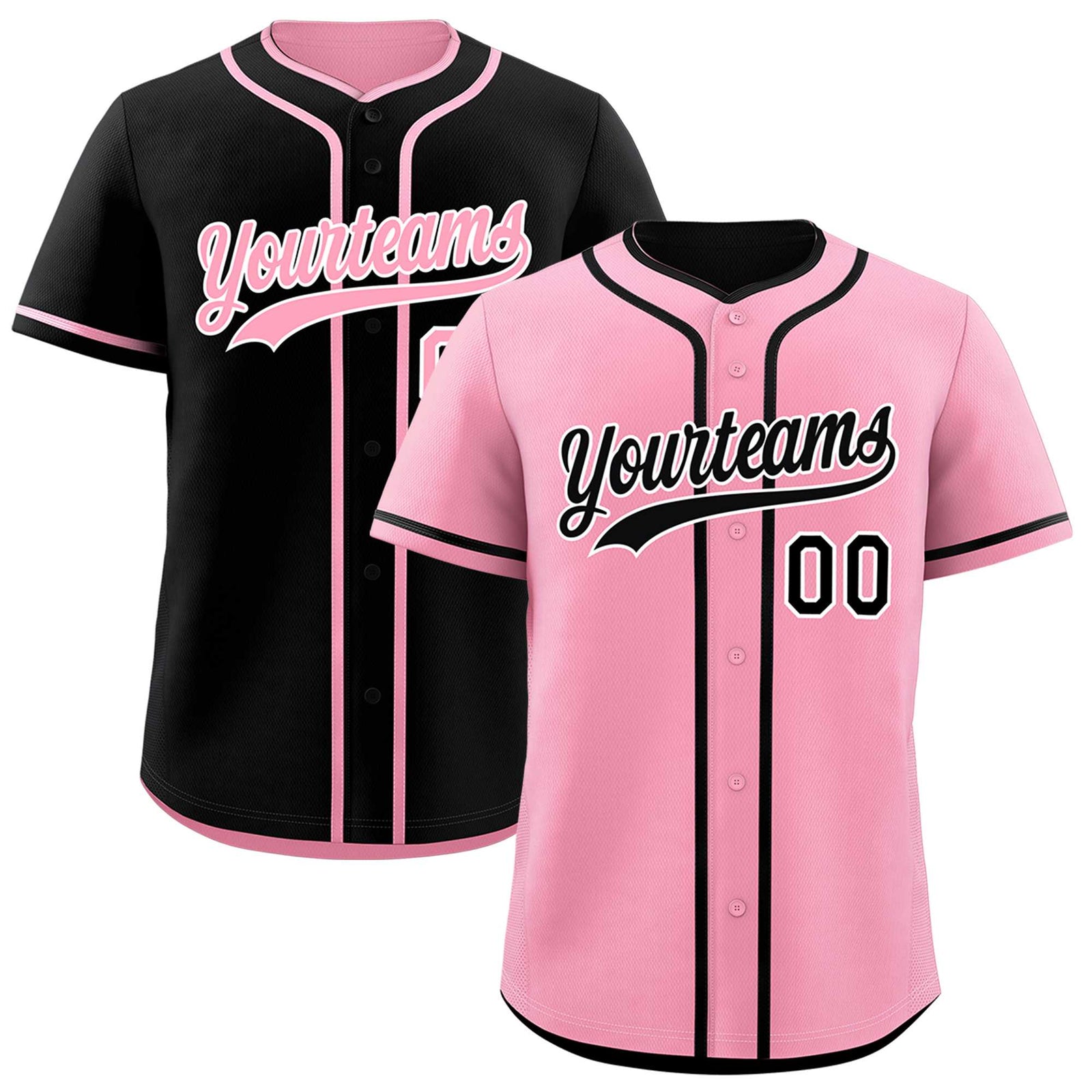 Custom Black White Reversible Classic Style Lightweight Baseball Jersey| KXKSHOP