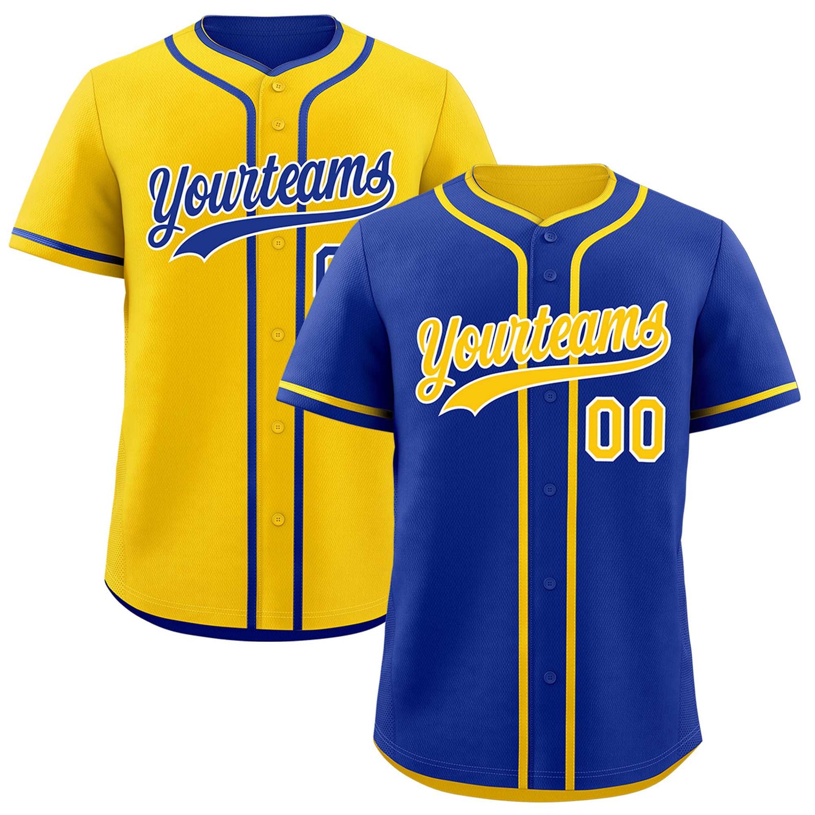 Custom Gold White Reversible Classic Style Lightweight Baseball Jersey| KXKSHOP