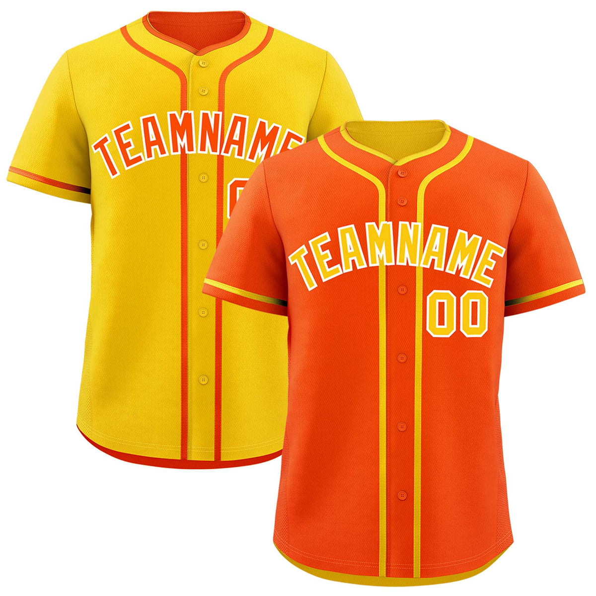 Custom Gold White Reversible Classic Style Moisture-Wicking Baseball Jersey| KXKSHOP