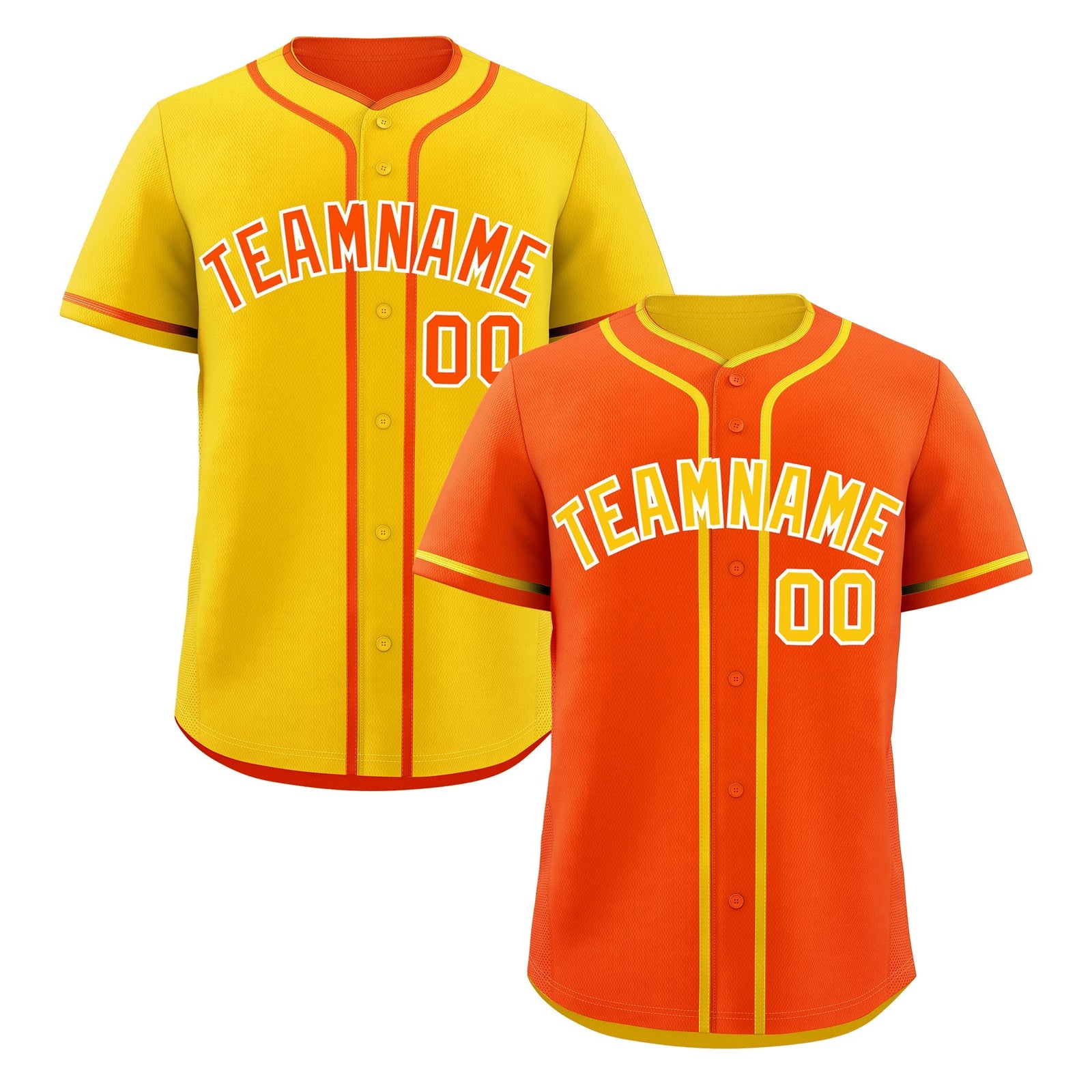 Custom Gold White Reversible Classic Style Moisture-Wicking Baseball Jersey| KXKSHOP