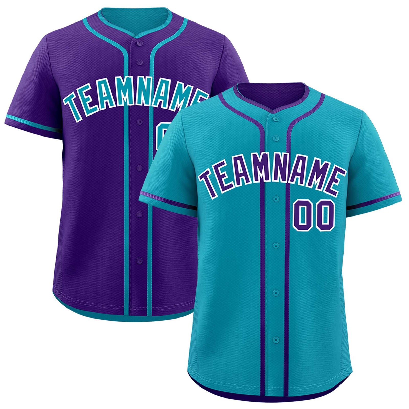 Custom Purple White Reversible Classic Style Lightweight Baseball Jersey| KXKSHOP