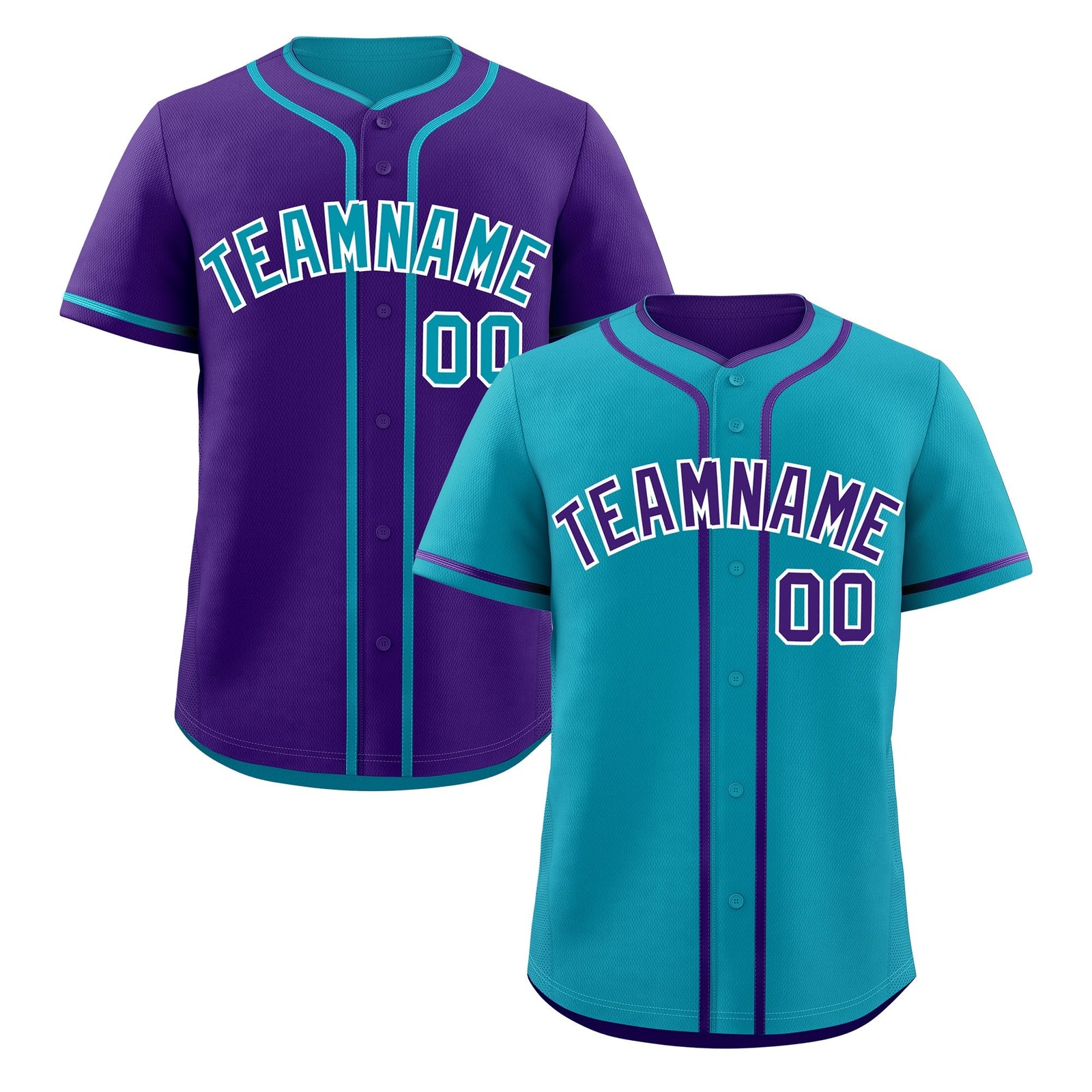 Custom Purple White Reversible Classic Style Lightweight Baseball Jersey| KXKSHOP