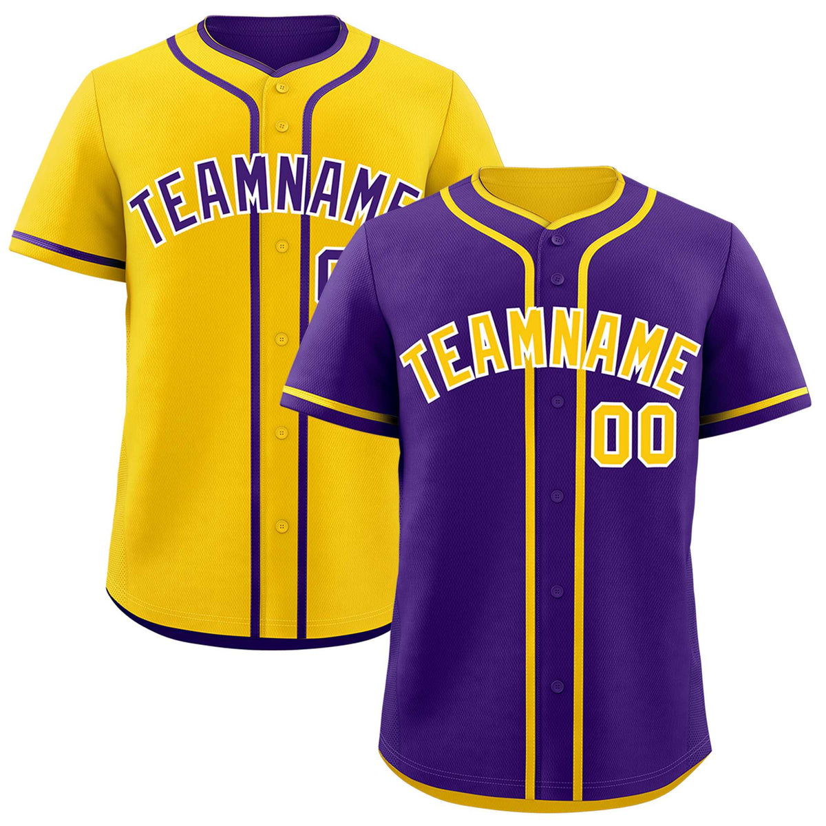 Custom Gold White Reversible Classic Style Lightweight Baseball Jersey| KXKSHOP