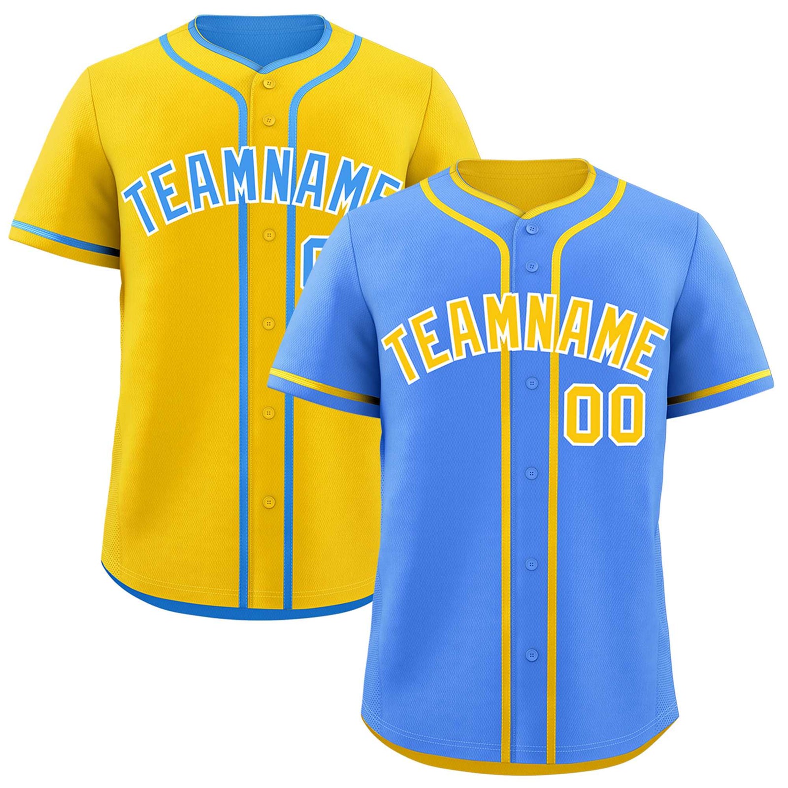Custom Gold White Reversible Classic Style Lightweight Baseball Jersey| KXKSHOP