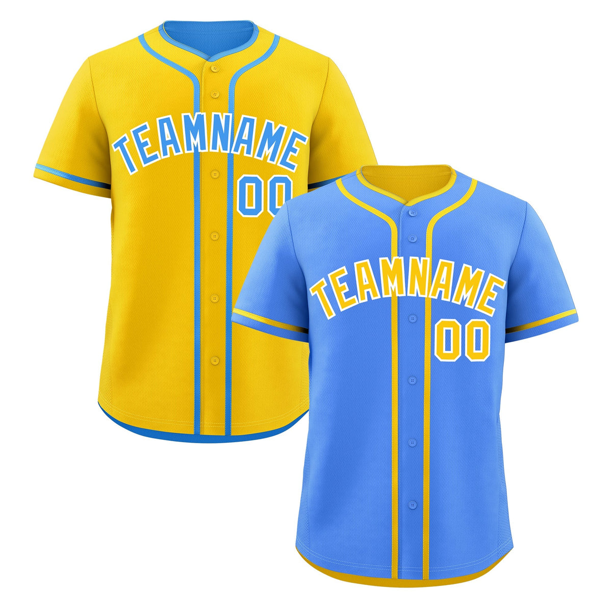 Custom Gold White Reversible Classic Style Lightweight Baseball Jersey| KXKSHOP