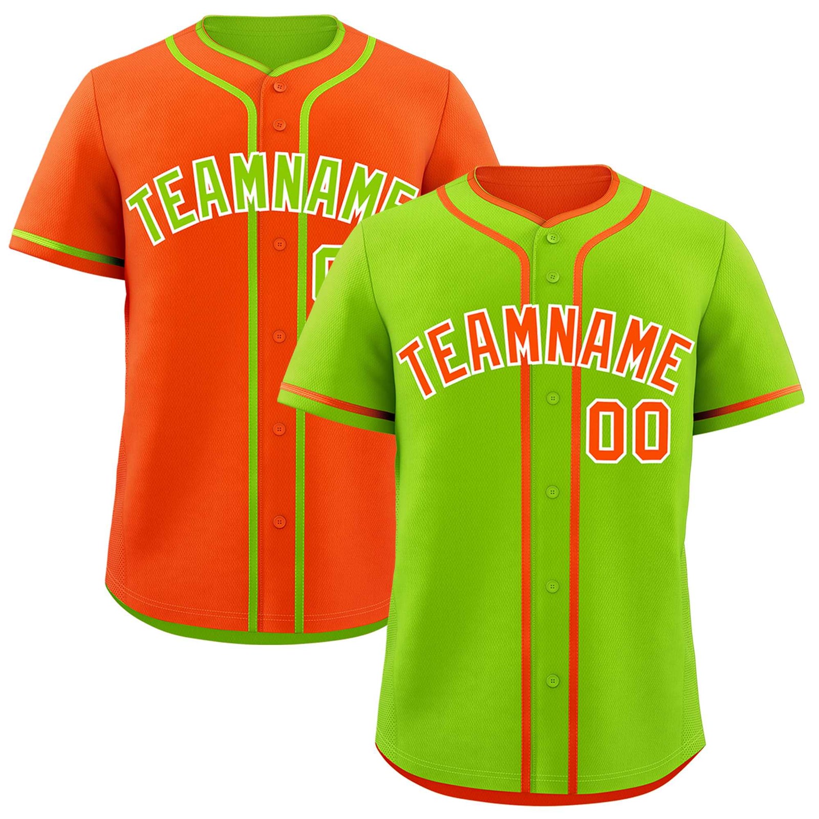 Custom Orange White Reversible Classic Style Moisture-Wicking Baseball Jersey| KXKSHOP