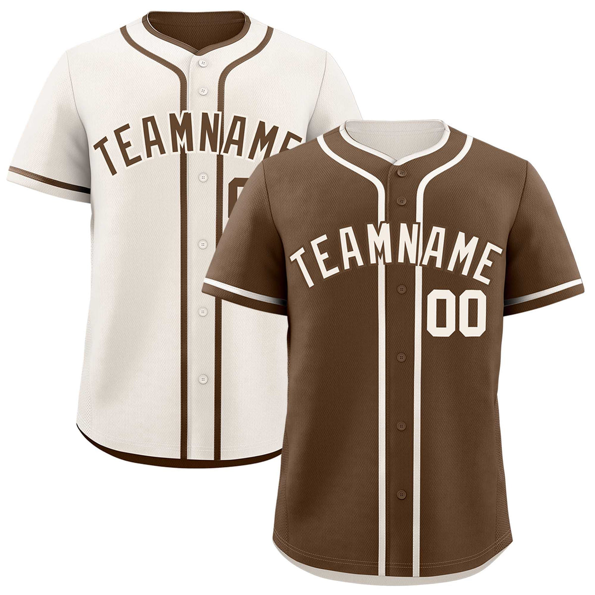 Custom Cream Reversible Classic Style Lightweight Baseball Jersey| KXKSHOP