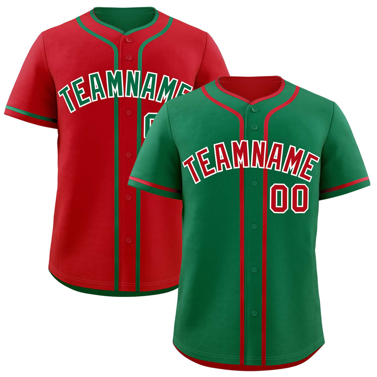 Custom Red White Reversible Classic Style Moisture-Wicking Baseball Jersey| KXKSHOP