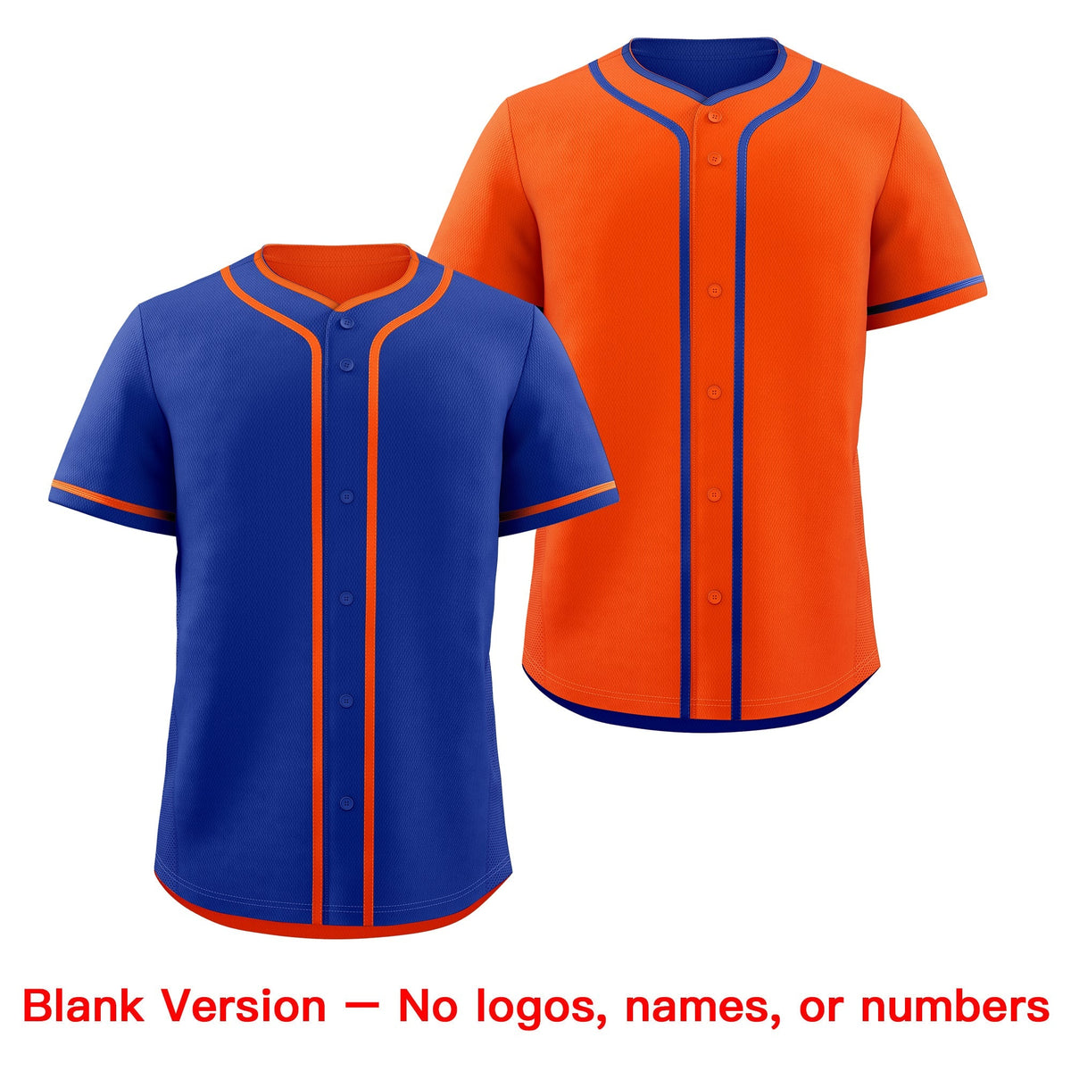 Custom Orange White Reversible Classic Style Lightweight Baseball Jersey| KXKSHOP
