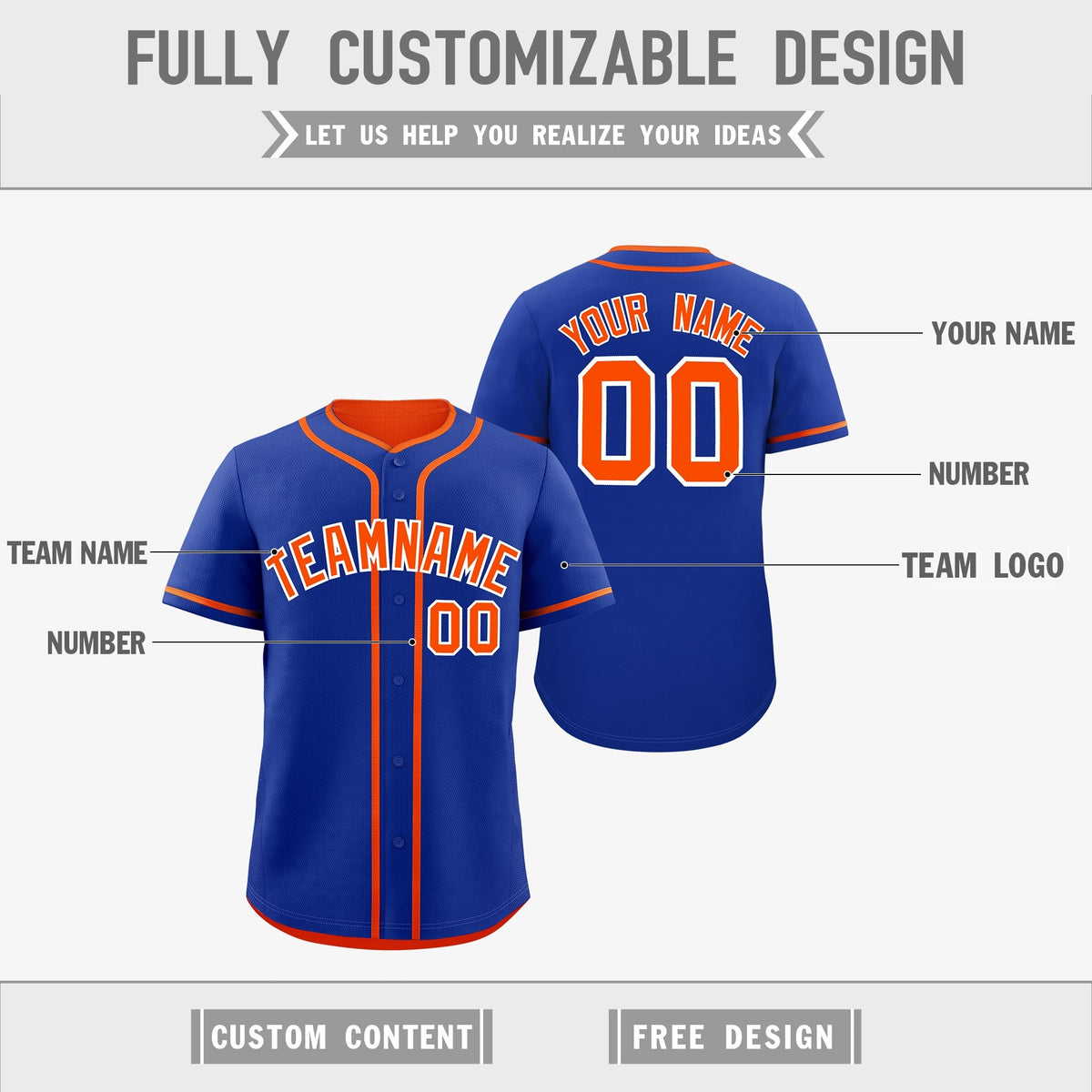 Custom Orange White Reversible Classic Style Lightweight Baseball Jersey| KXKSHOP