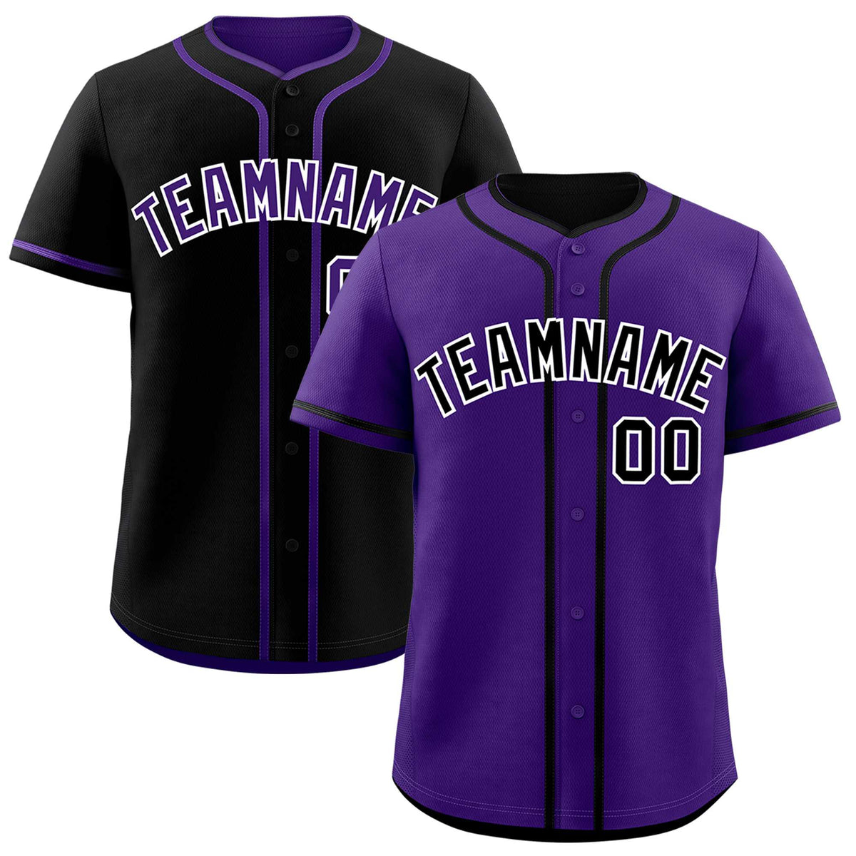Custom Black White Reversible Classic Style Lightweight Baseball Jersey| KXKSHOP
