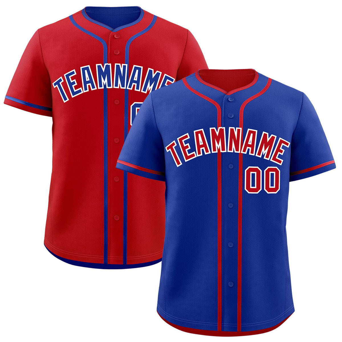 Custom Red White Reversible Classic Style Moisture-Wicking Baseball Jersey| KXKSHOP