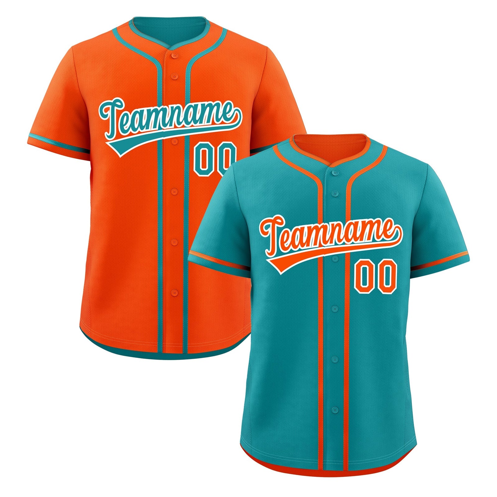 Custom Orange White Reversible Classic Style Moisture-Wicking Baseball Jersey| KXKSHOP