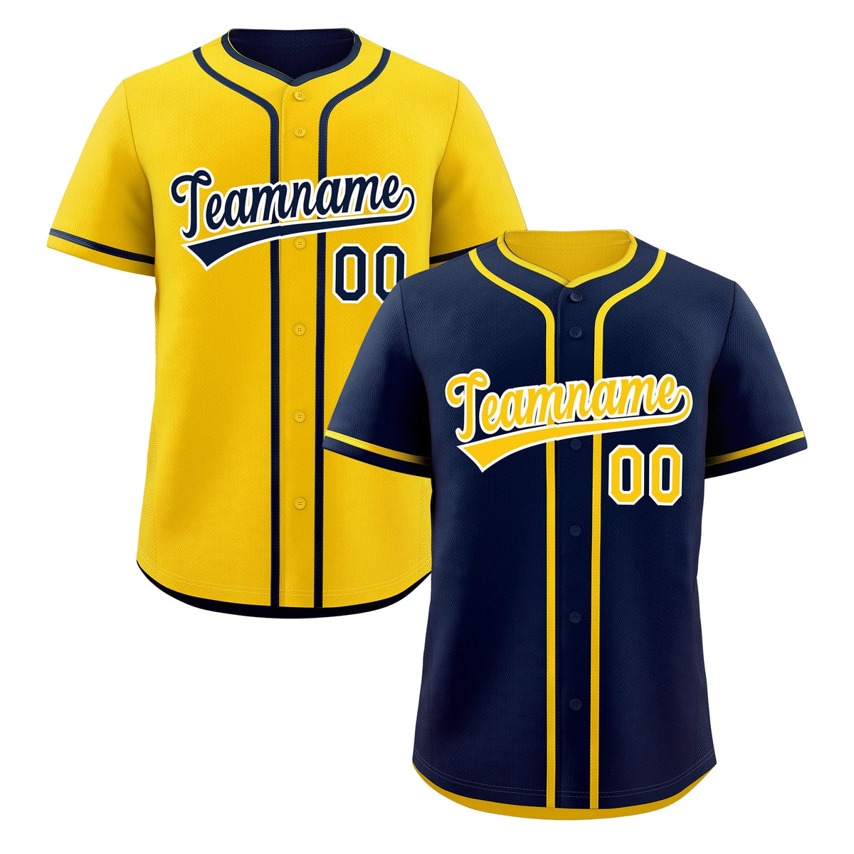Custom Gold White Reversible Classic Style Moisture-Wicking Baseball Jersey| KXKSHOP