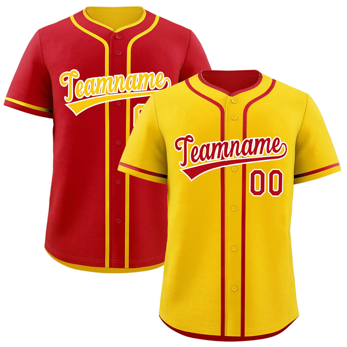 Custom Red White Reversible Classic Style Lightweight Baseball Jersey| KXKSHOP