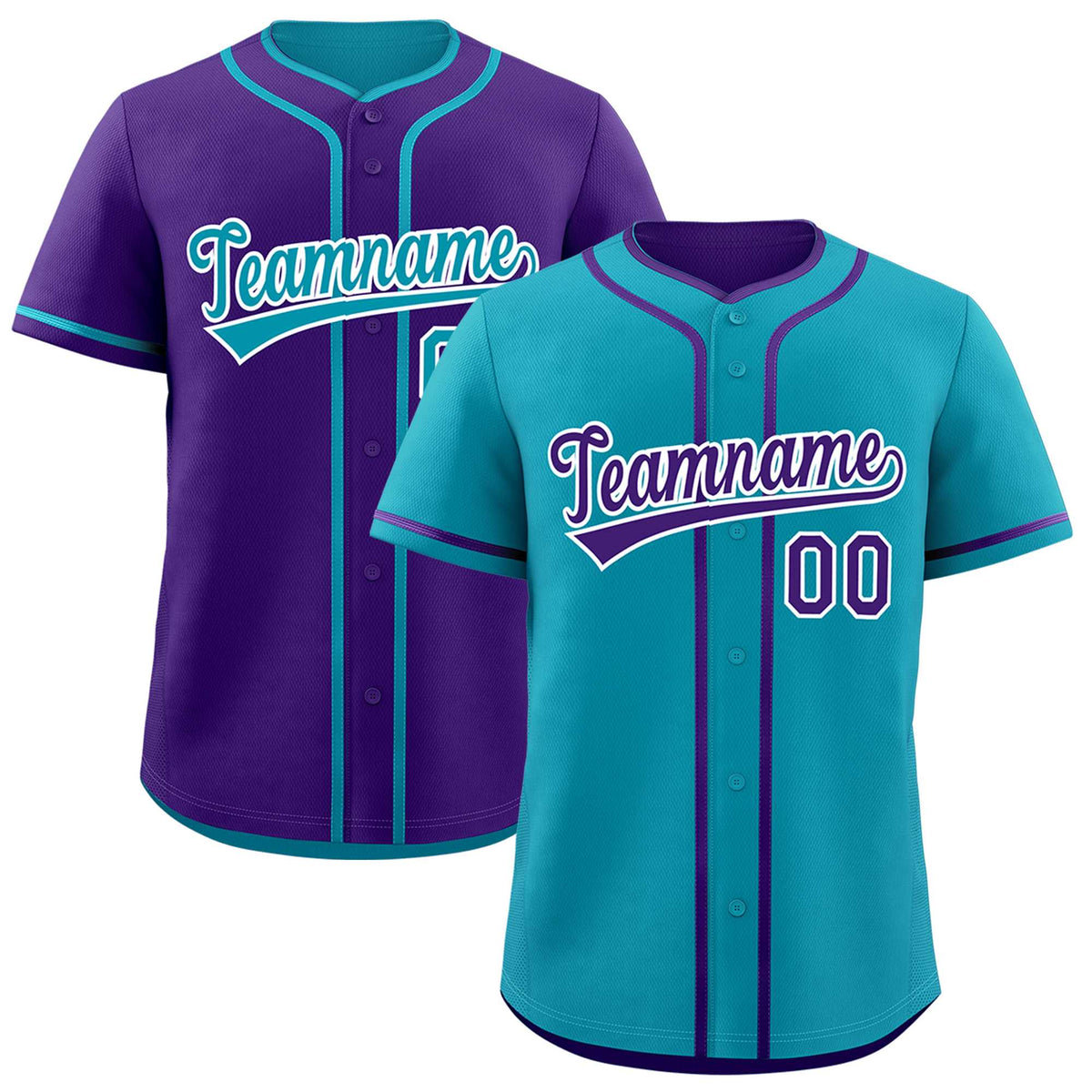Custom Purple White Reversible Classic Style Lightweight Baseball Jersey| KXKSHOP