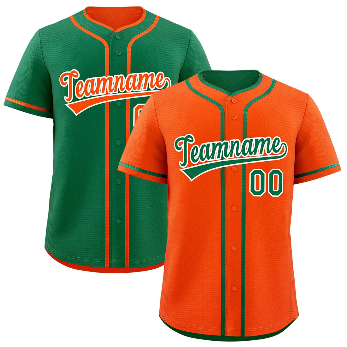 Custom Kelly Green White Reversible Classic Style Moisture-Wicking Baseball Jersey| KXKSHOP