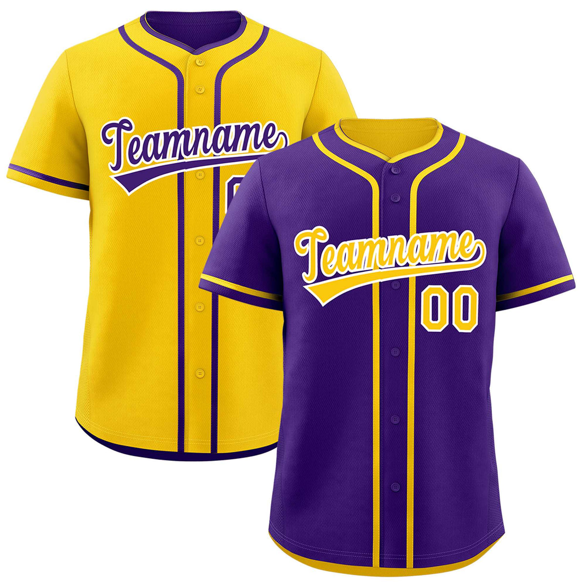 Custom Gold White Reversible Classic Style Lightweight Baseball Jersey| KXKSHOP