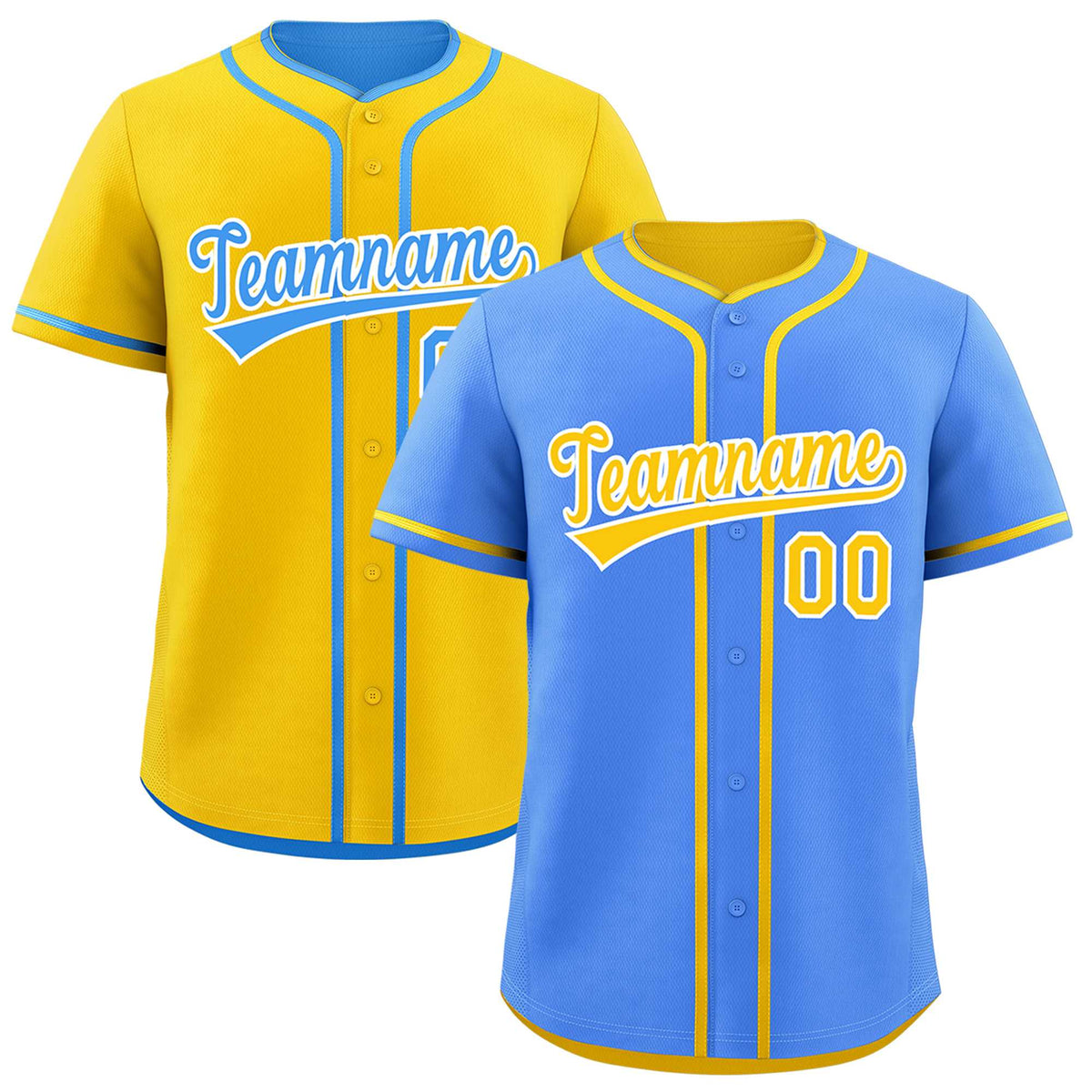 Custom Gold White Reversible Classic Style Lightweight Baseball Jersey| KXKSHOP