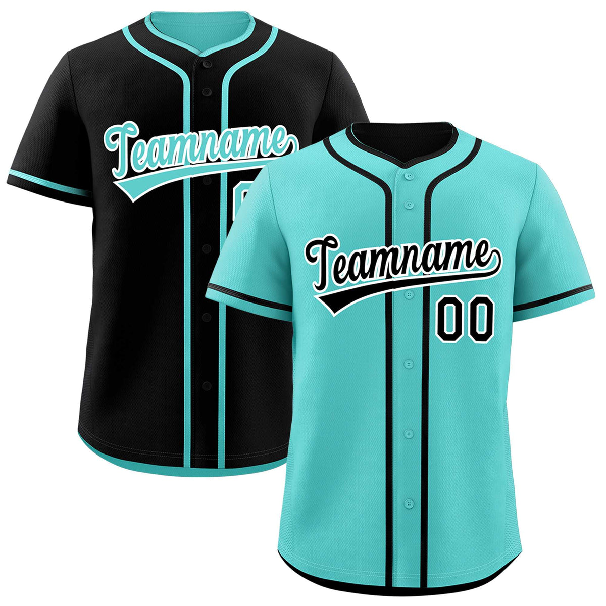 Custom Black White Reversible Classic Style Lightweight Baseball Jersey| KXKSHOP