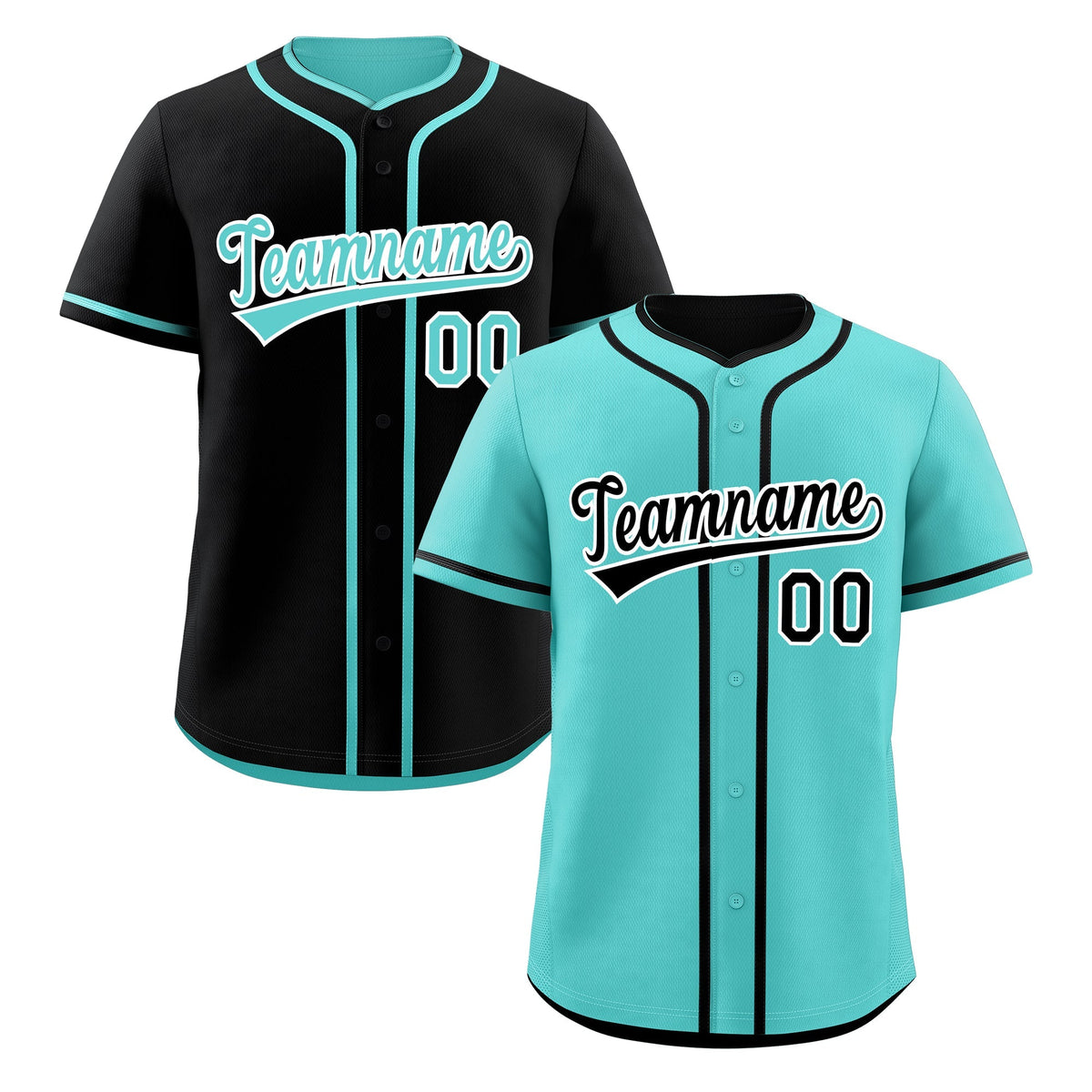 Custom Black White Reversible Classic Style Lightweight Baseball Jersey| KXKSHOP