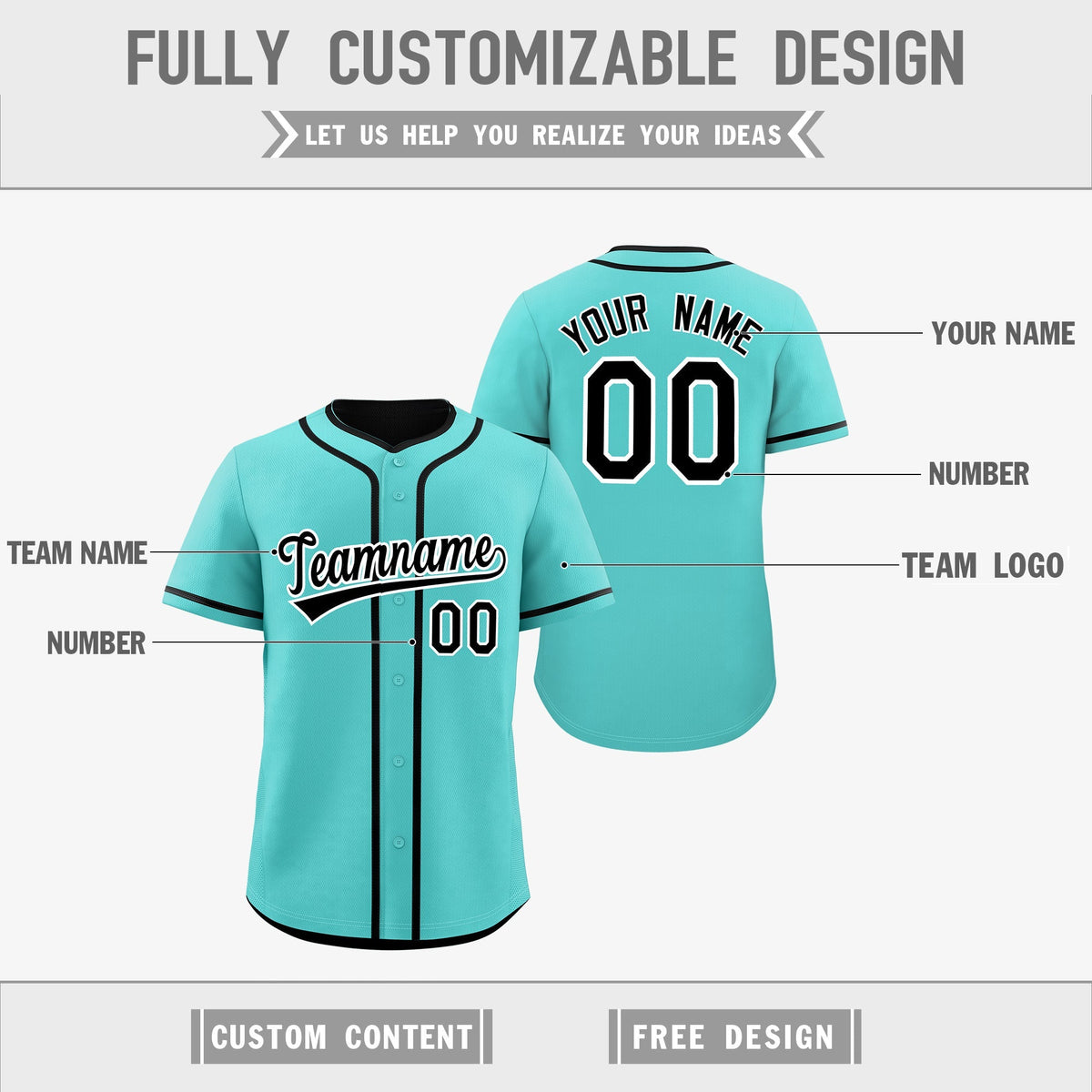 Custom Black White Reversible Classic Style Lightweight Baseball Jersey| KXKSHOP