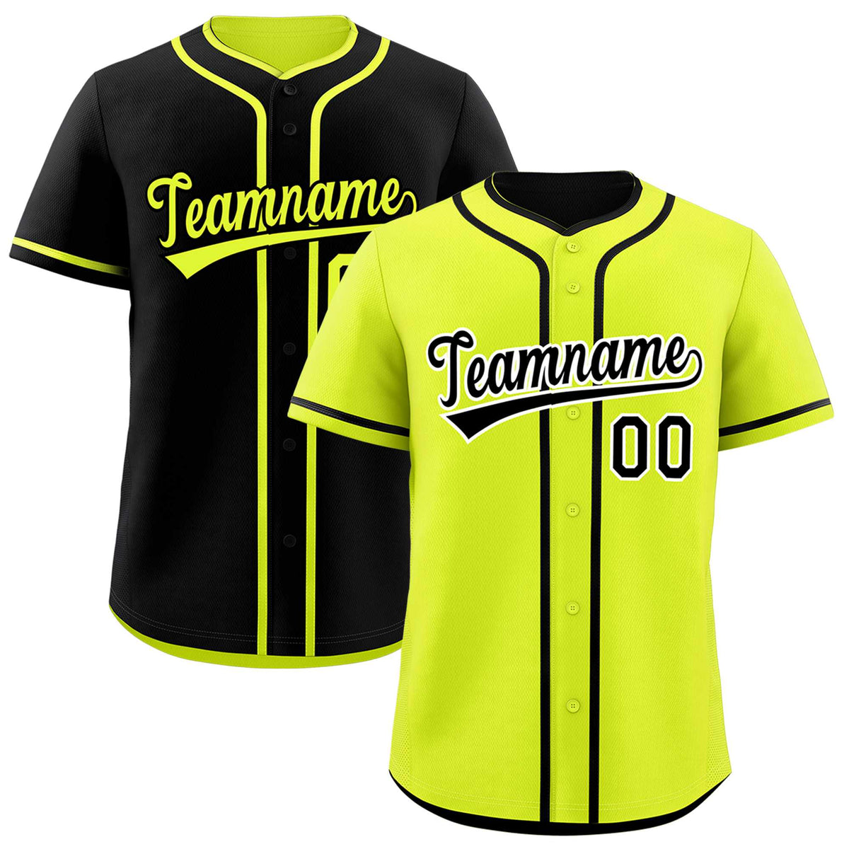 Custom Black Reversible Classic Style Moisture-Wicking Baseball Jersey| KXKSHOP