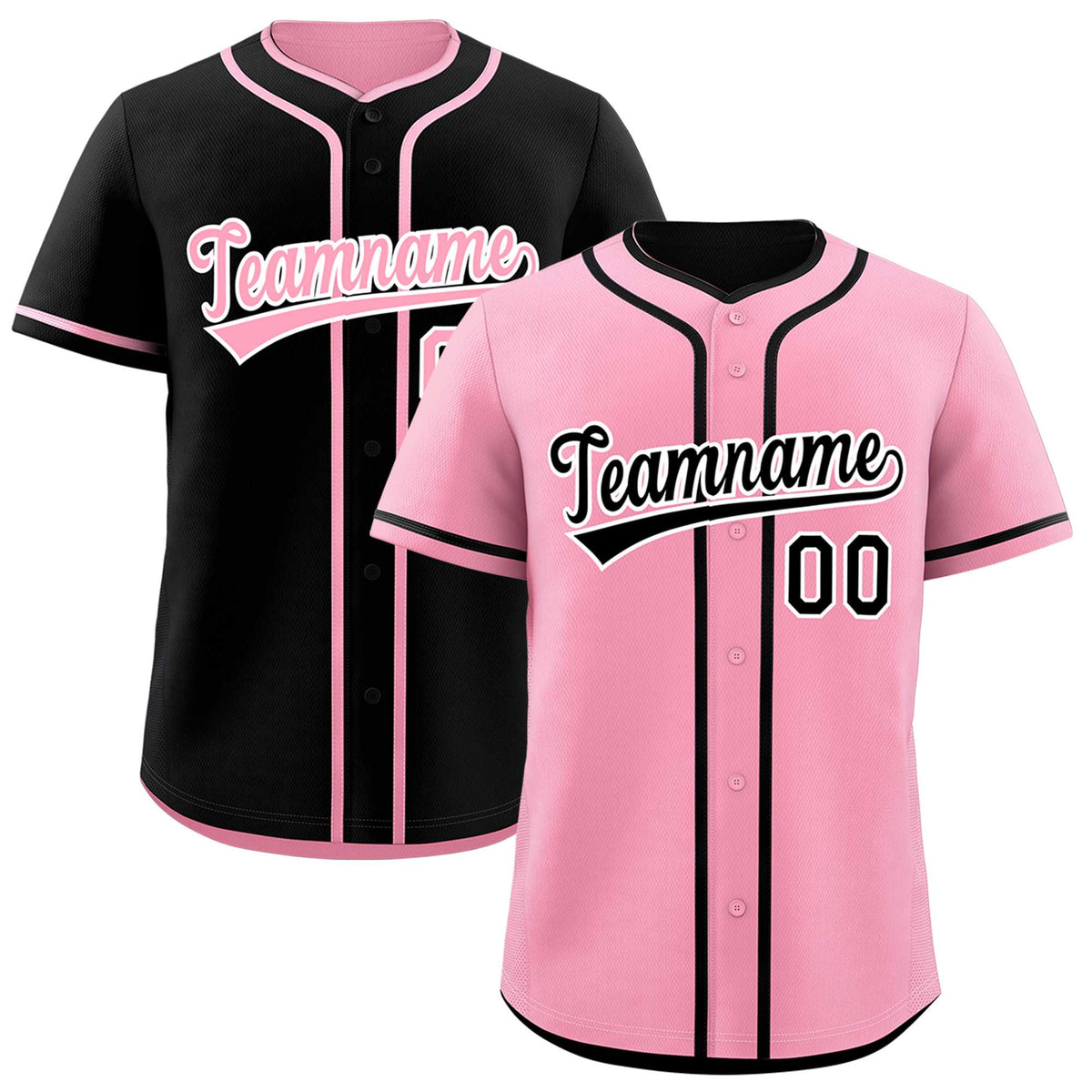 Custom Black White Reversible Classic Style Lightweight Baseball Jersey| KXKSHOP