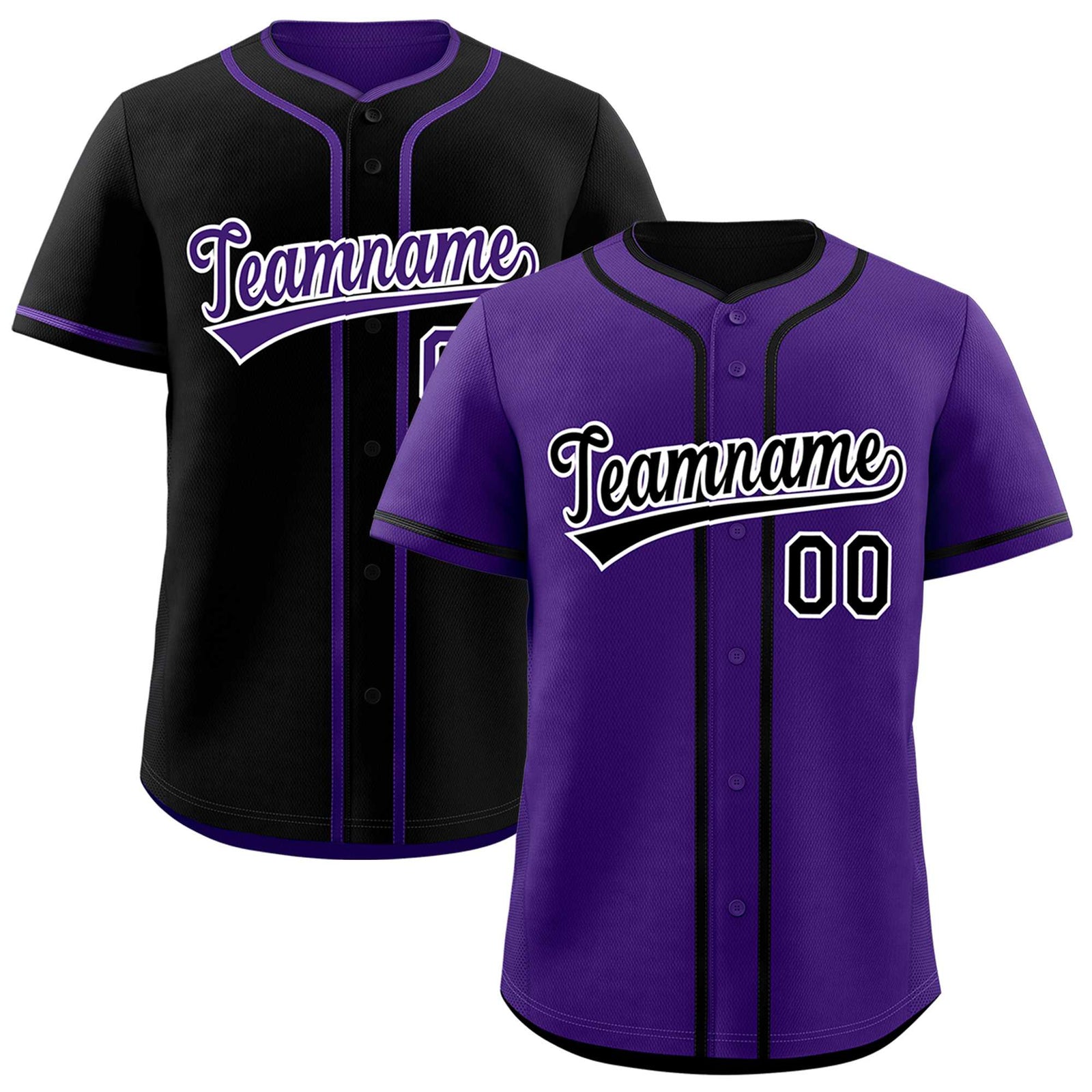 Custom Black White Reversible Classic Style Lightweight Baseball Jersey| KXKSHOP