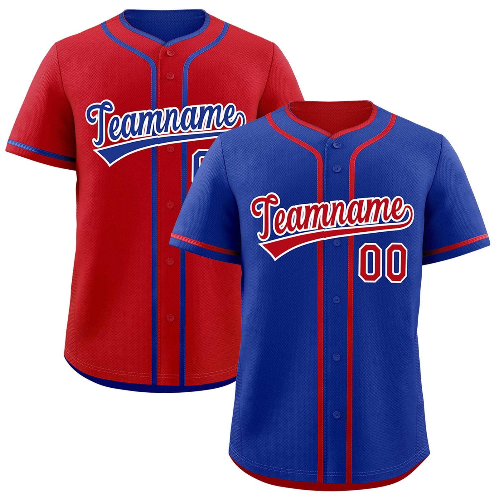 Custom Red White Reversible Classic Style Moisture-Wicking Baseball Jersey| KXKSHOP