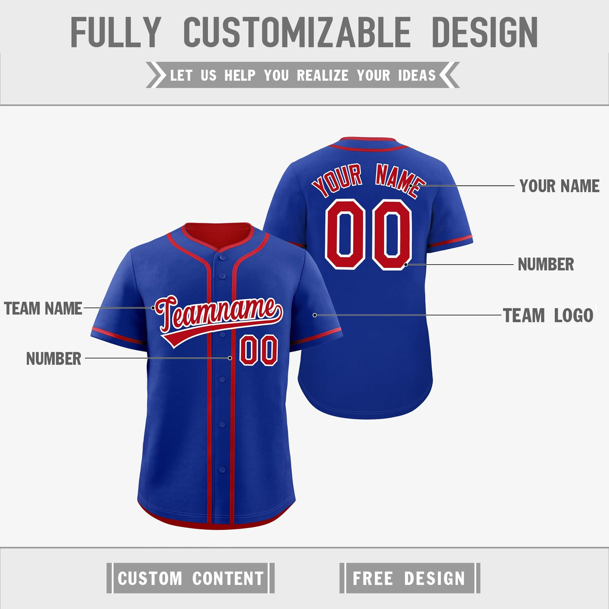 Custom Red White Reversible Classic Style Moisture-Wicking Baseball Jersey| KXKSHOP