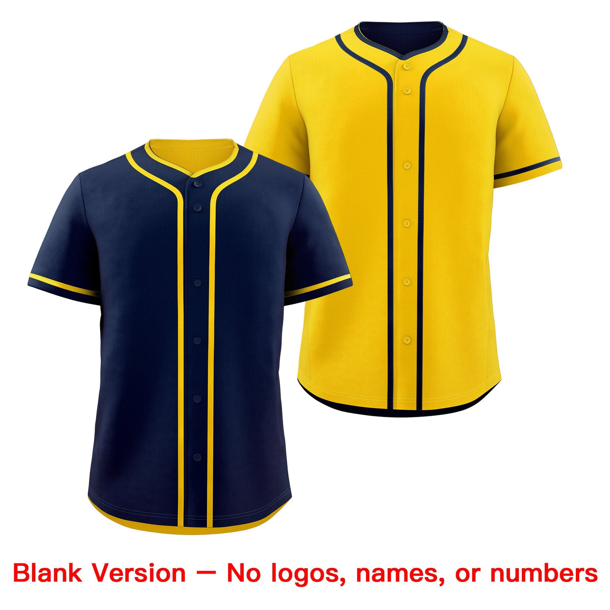 Custom Gold White Reversible Classic Style Moisture-Wicking Baseball Jersey| KXKSHOP