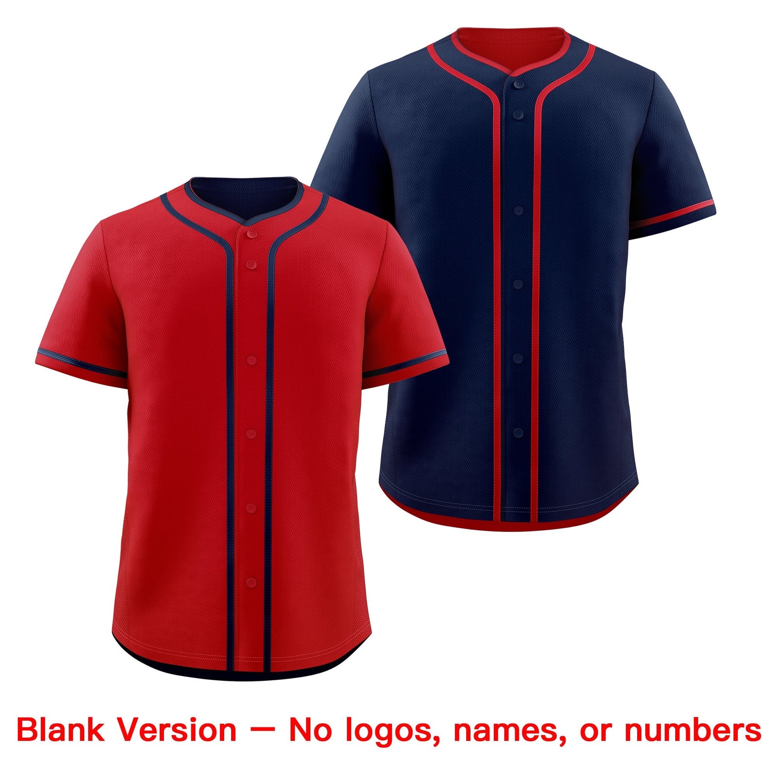 Custom Navy White Reversible Classic Style Moisture-Wicking Baseball Jersey| KXKSHOP