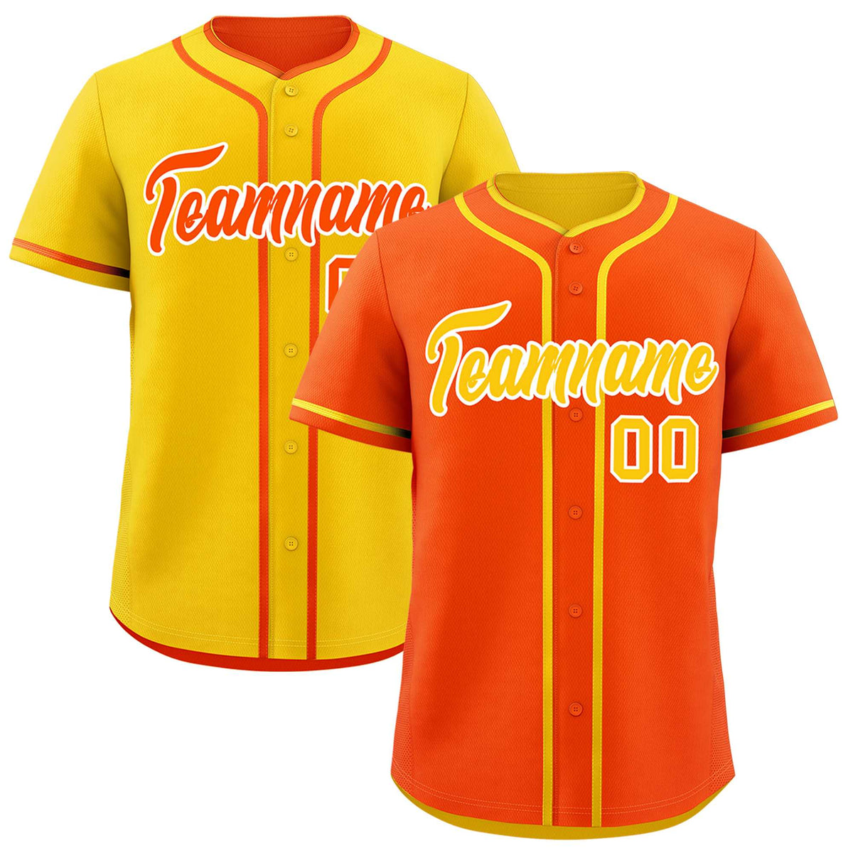 Custom Gold White Reversible Classic Style Moisture-Wicking Baseball Jersey| KXKSHOP