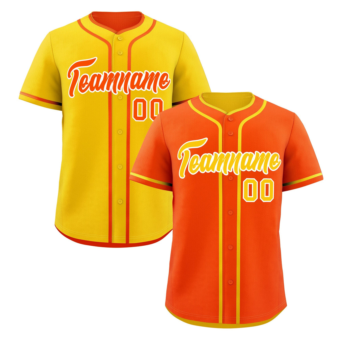 Custom Gold White Reversible Classic Style Moisture-Wicking Baseball Jersey| KXKSHOP
