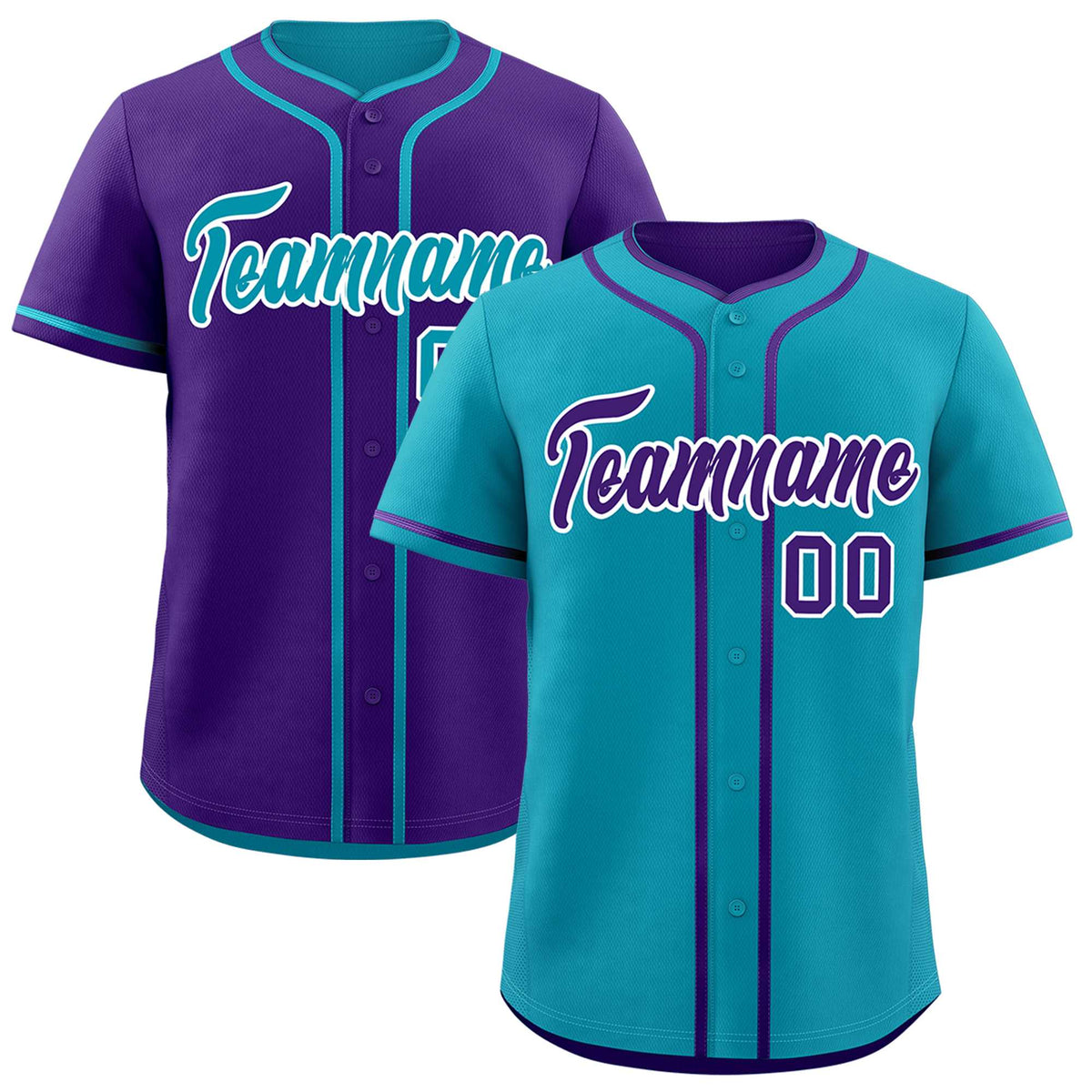 Custom Purple White Reversible Classic Style Lightweight Baseball Jersey| KXKSHOP