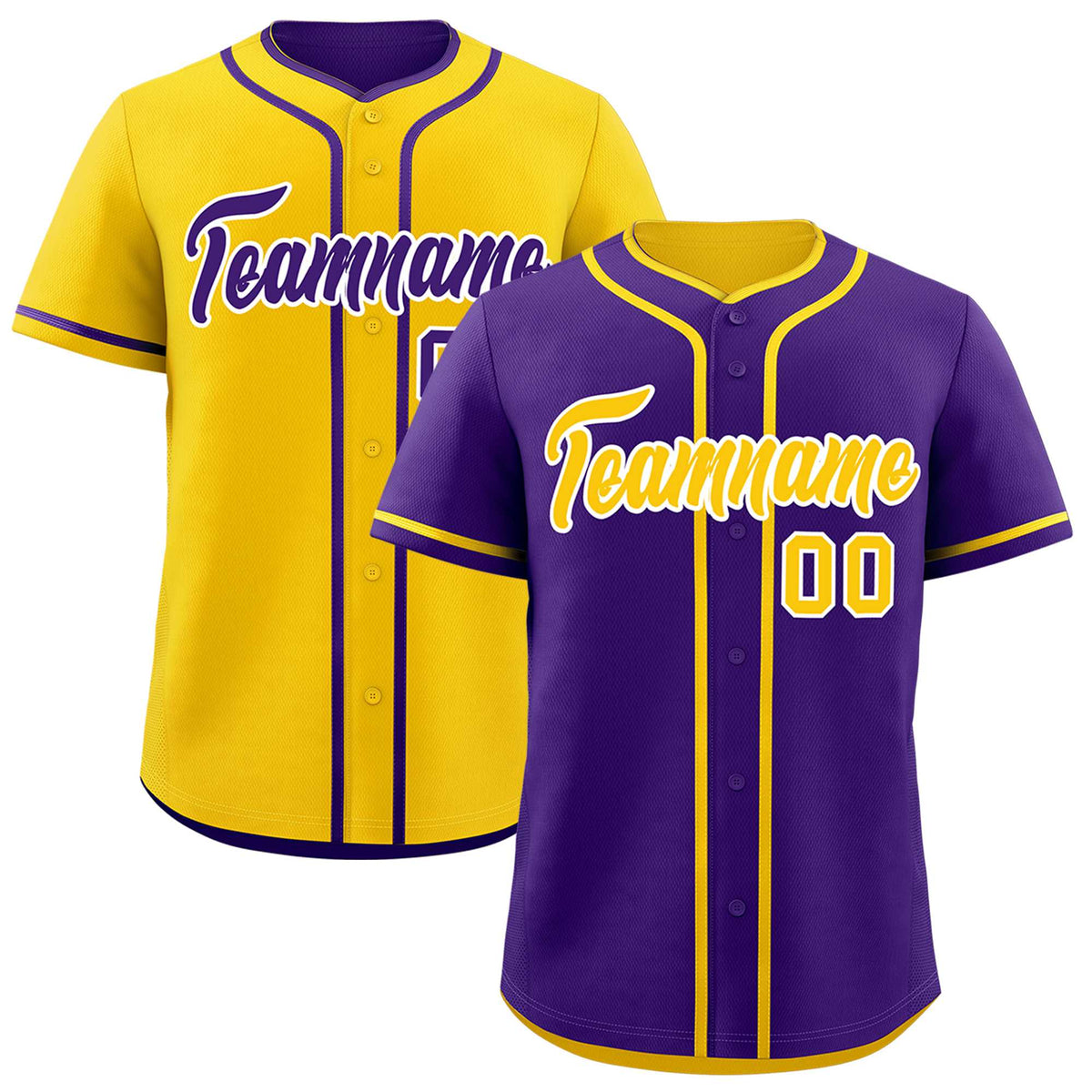 Custom Gold White Reversible Classic Style Lightweight Baseball Jersey| KXKSHOP